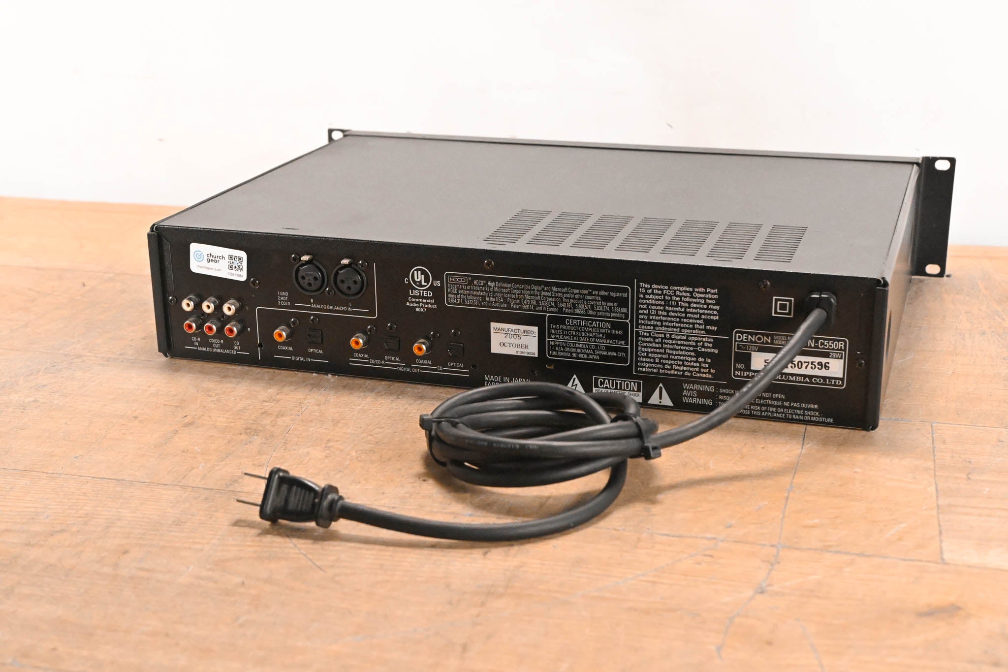 Denon DN-C550R Professional Dual CD Recorder and Player