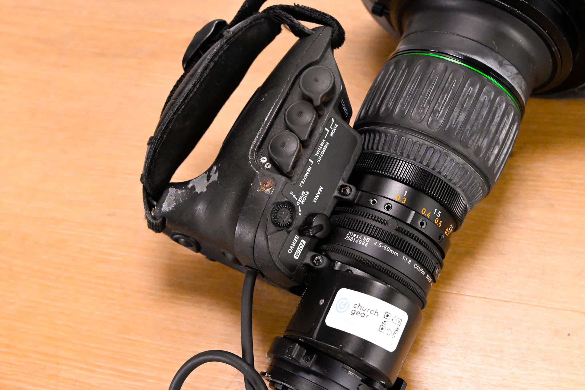 Canon J11ex4.5B4 IRSE SX12 Wide Zoom Lens - 1:1.8/4.5-50mm