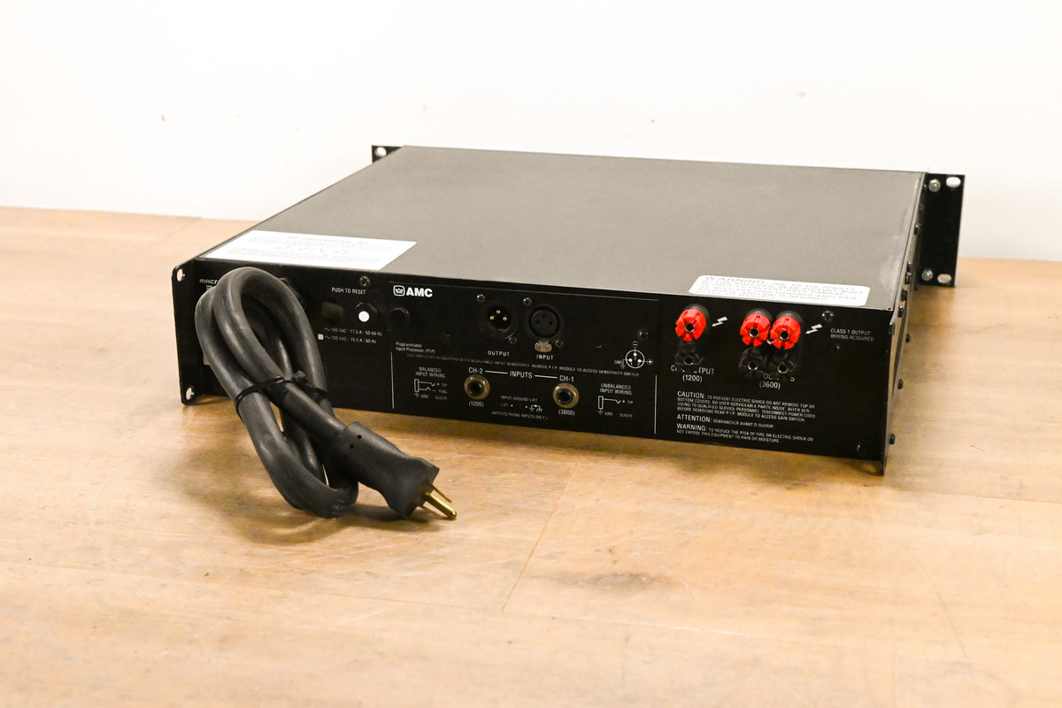 Crown Macro-Tech 36x12 2-Channel Power Amplifier