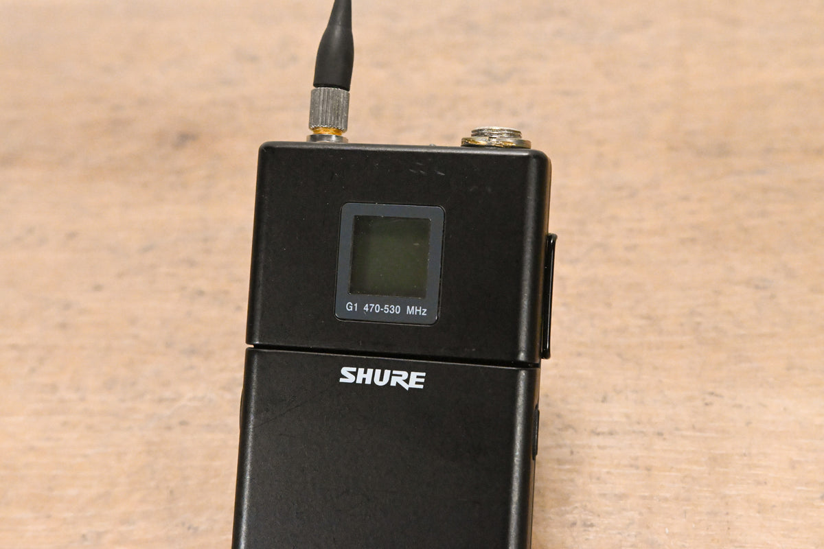 Shure UR1 Wireless Bodypack Transmitter - G1 Band: 470-530 MHz