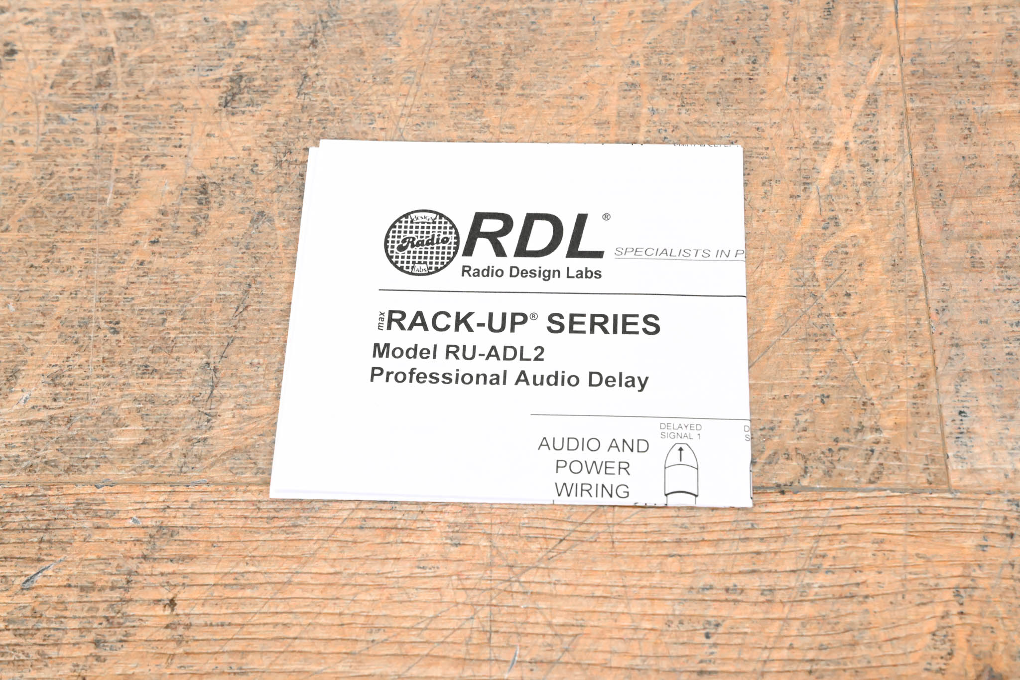 RDL RU-ADL2 Professional Audio Delay Controller (NO POWER SUPPLY)