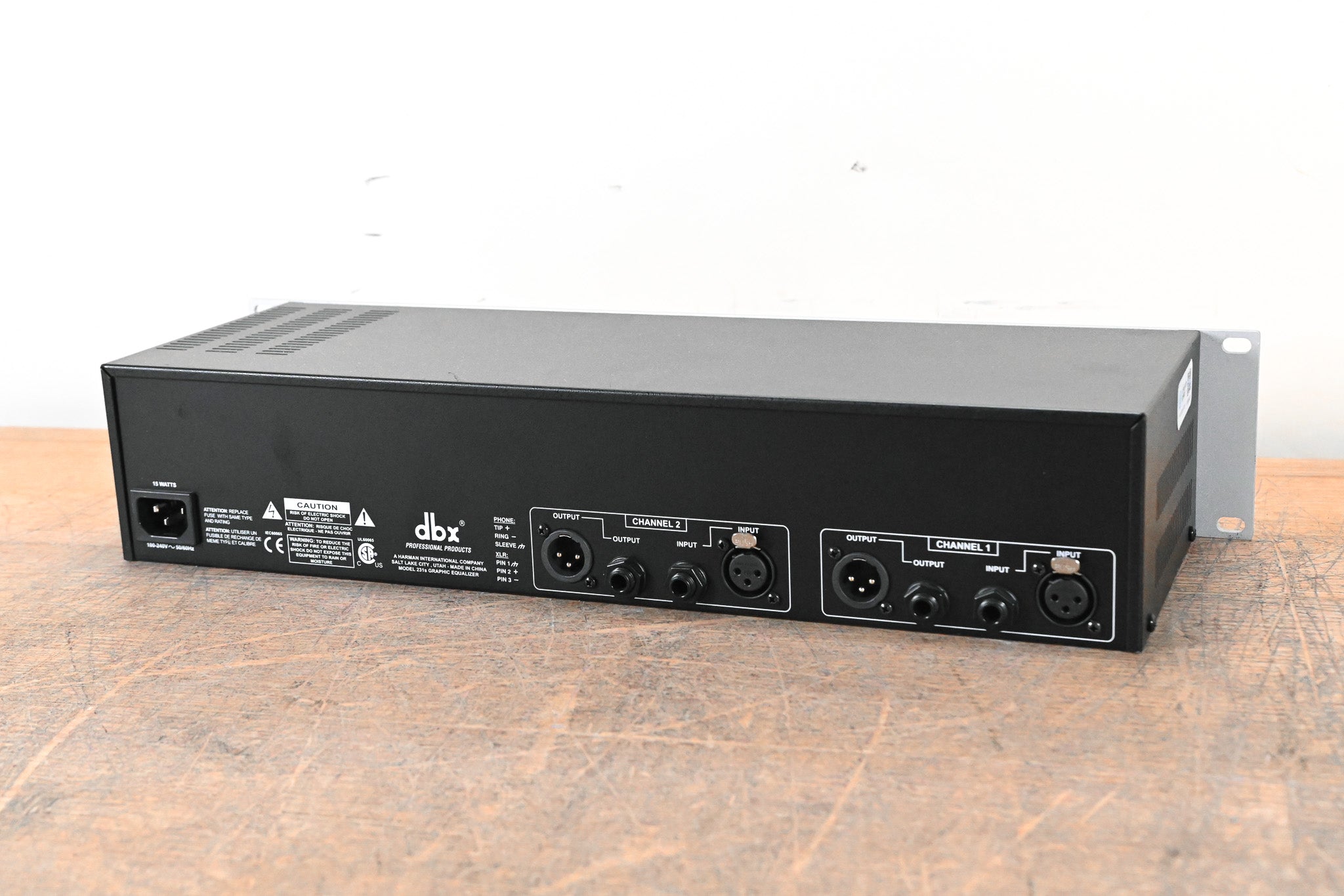 dbx 231s Two-Channel 31-Band Equalizer