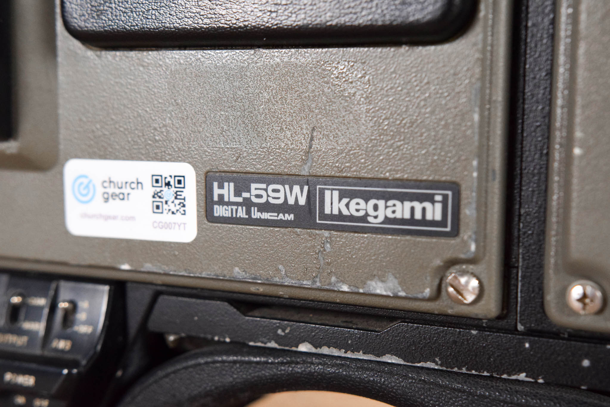 Ikegami HL-59W Digital Camera Body with TA-593 Triax Camera Adapter