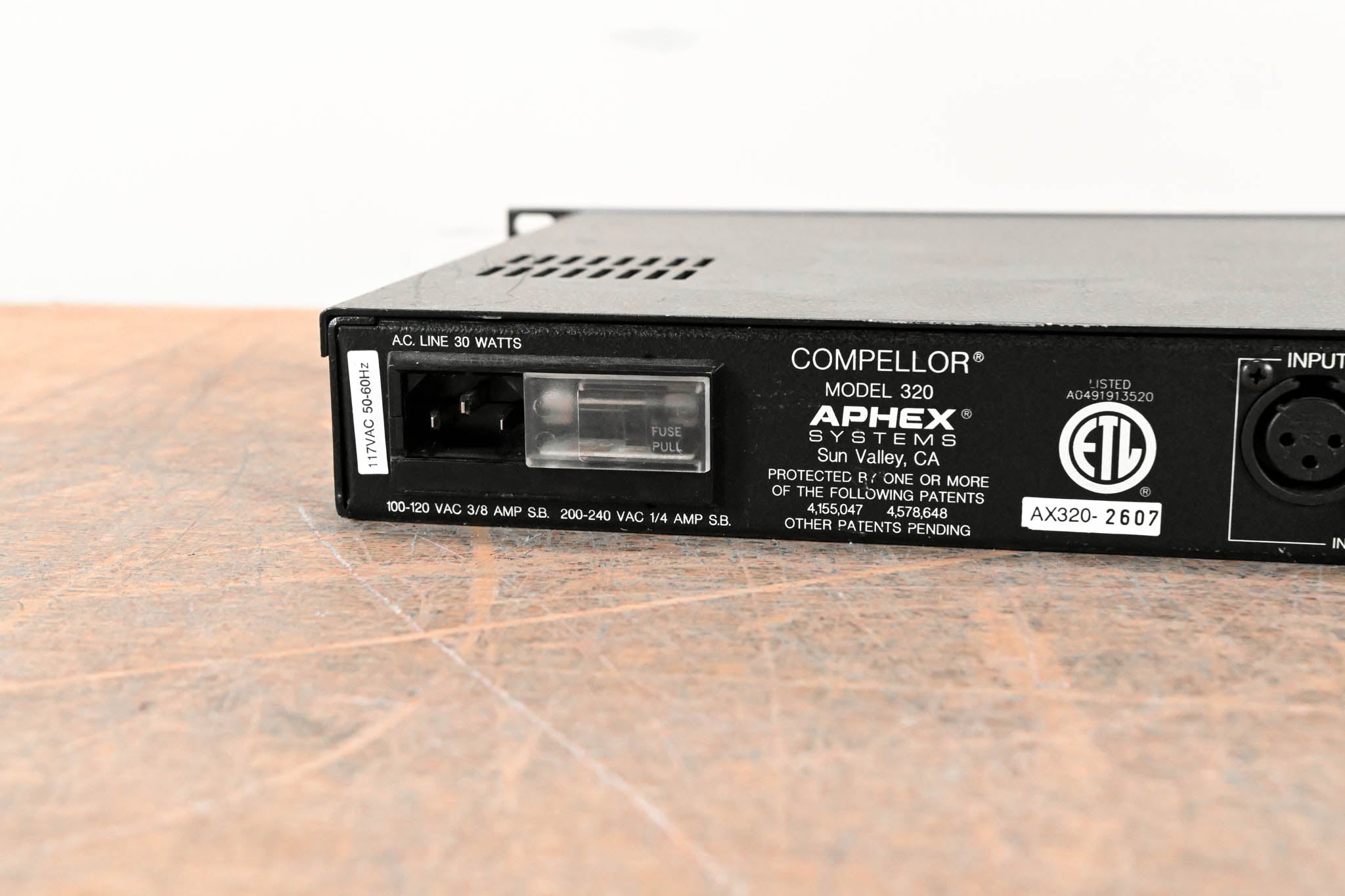 Aphex Compellor 320 Automatic Level Controller