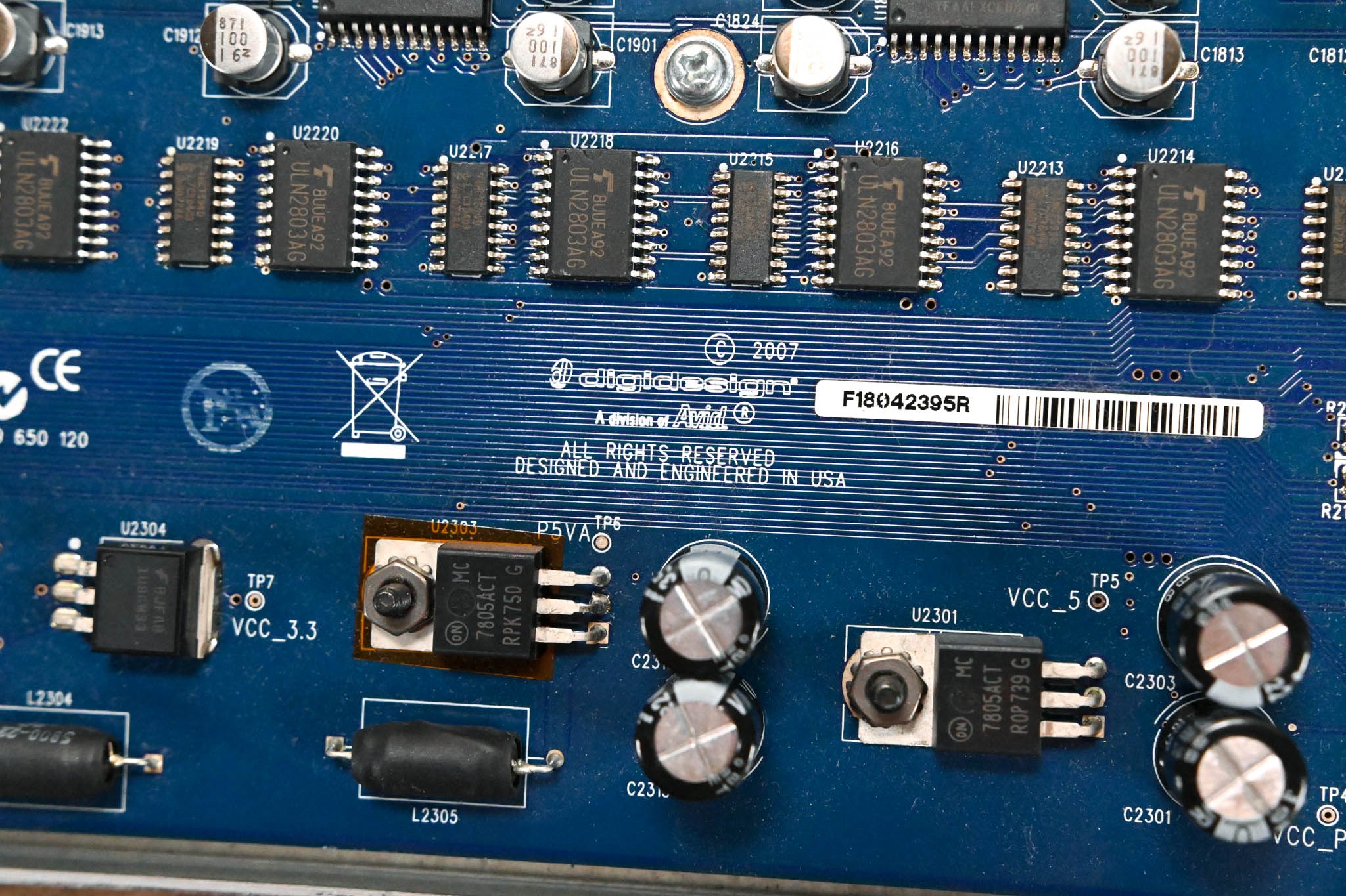 AVID AI16 Analog Input Card for VENUE Mix Rack Systems