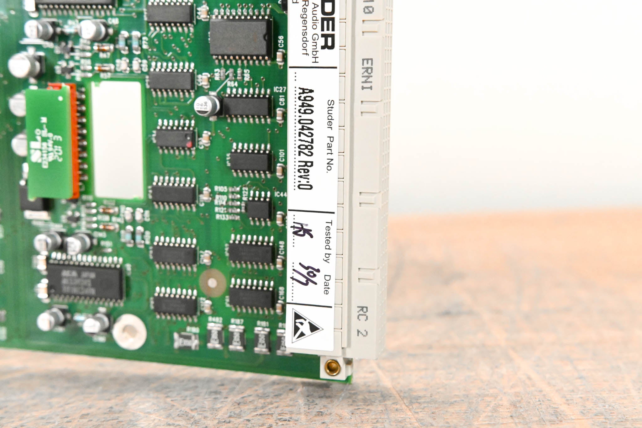 Studer Mic/Line In Card for D21m Modular I/O System