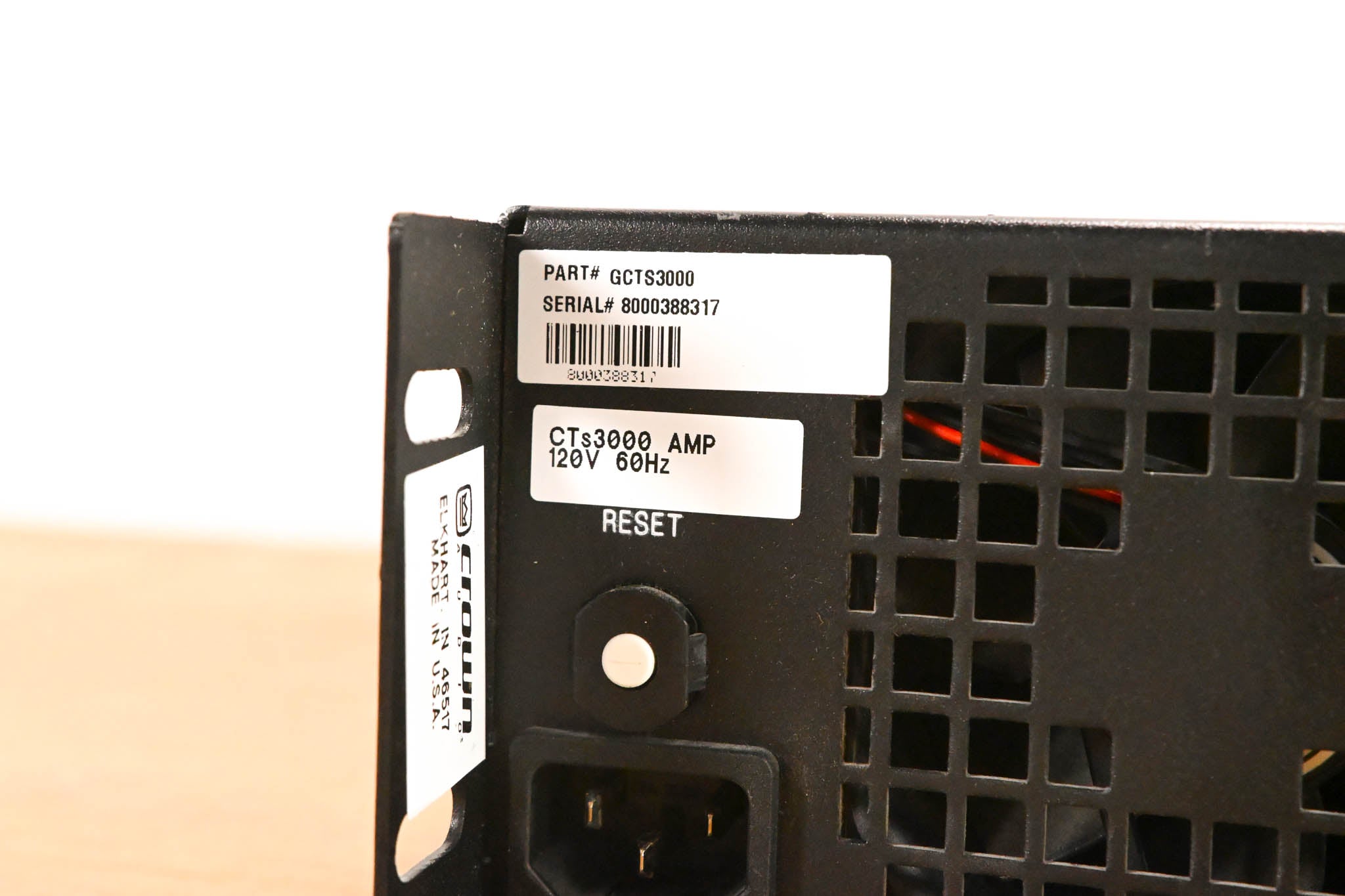 Crown CTs 3000 Two-Channel 1500W Power Amplifier