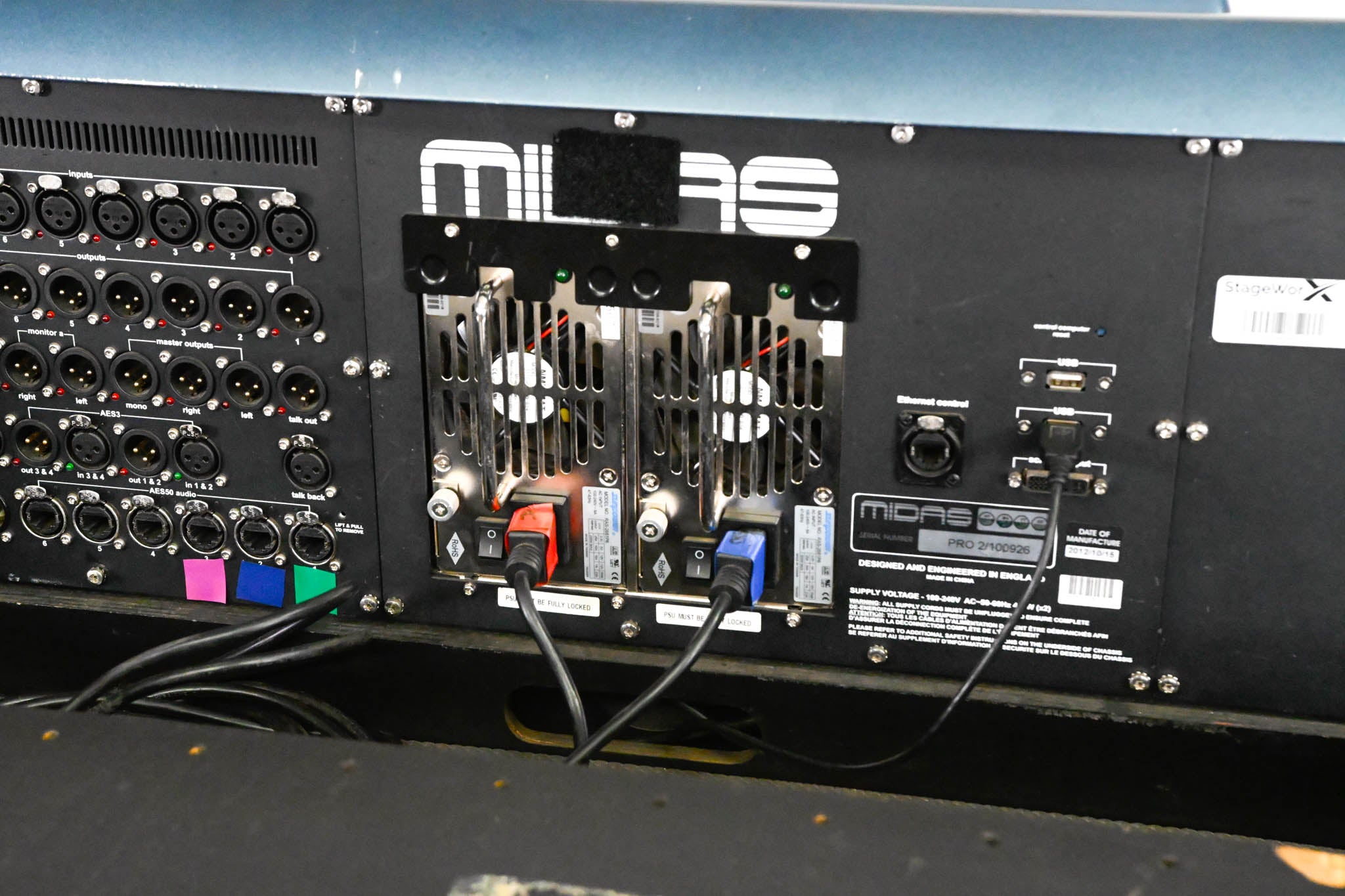 Midas PRO2 Live Digital Audio Mixing Console with Flight Case