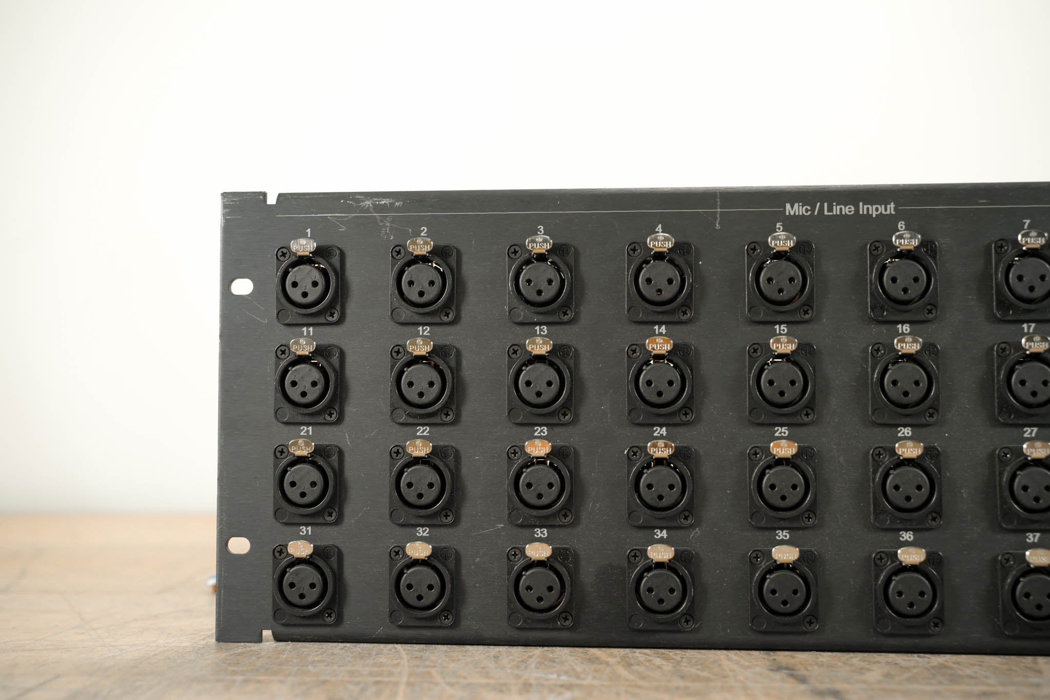 Unbranded 40-Channel Female XLR Patch Panel