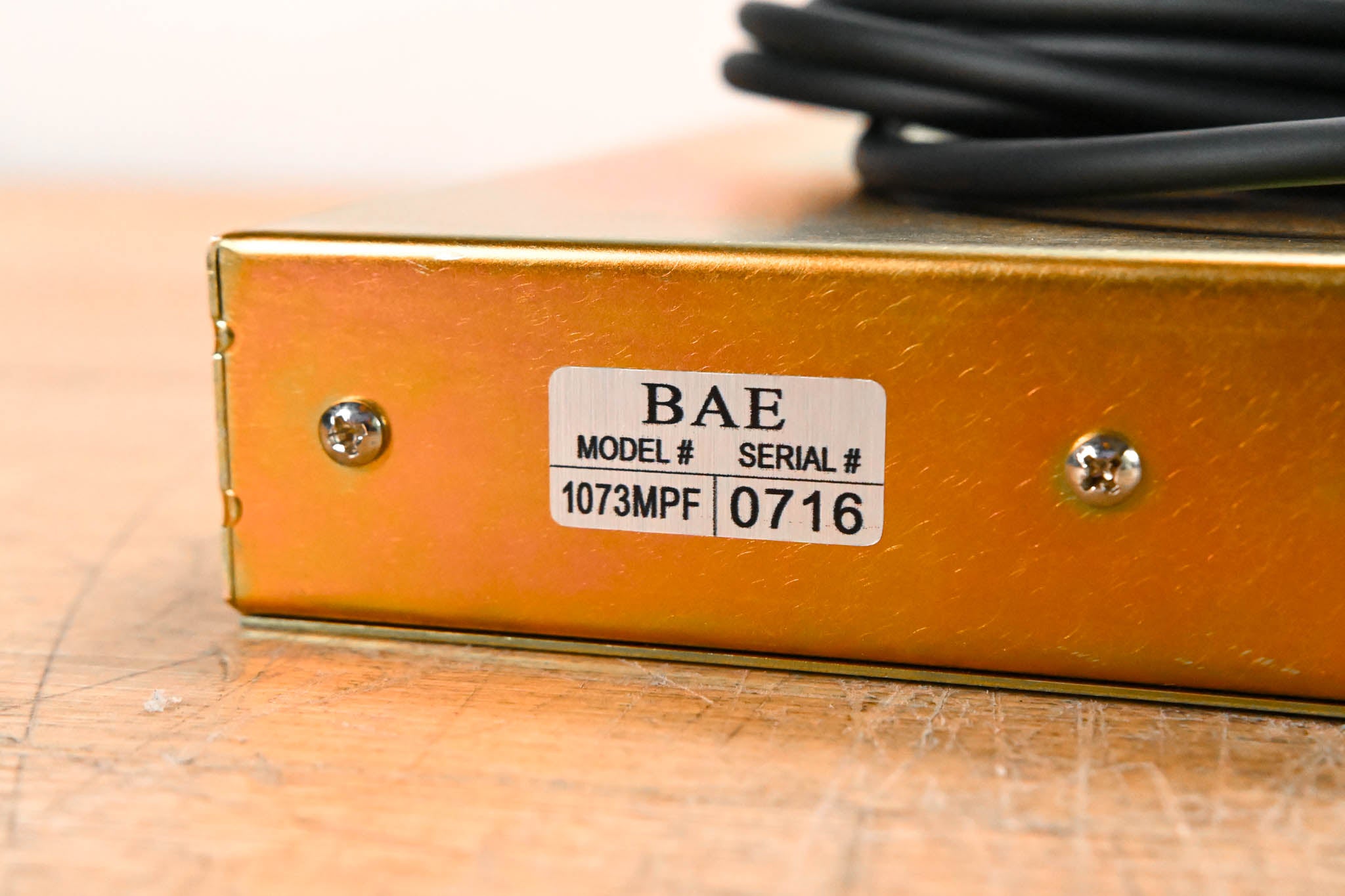 BAE 1073MPF Dual-Channel Microphone Preamp with Power Supply
