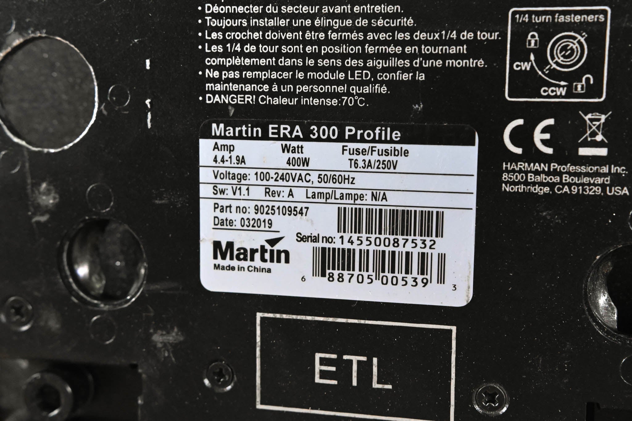 Martin ERA 300 Profile Compact LED Moving Head Profile