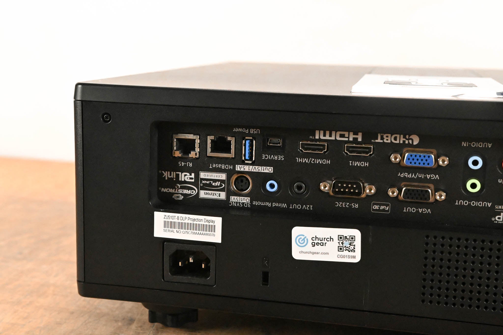 Optoma ZU510T-B WUXGA 5500-Lumen DLP Professional Laser Projector