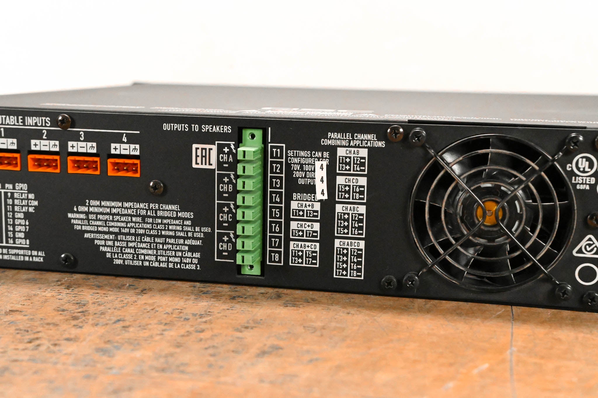 QSC CXD4.5Q 4-Channel Network Amplifier