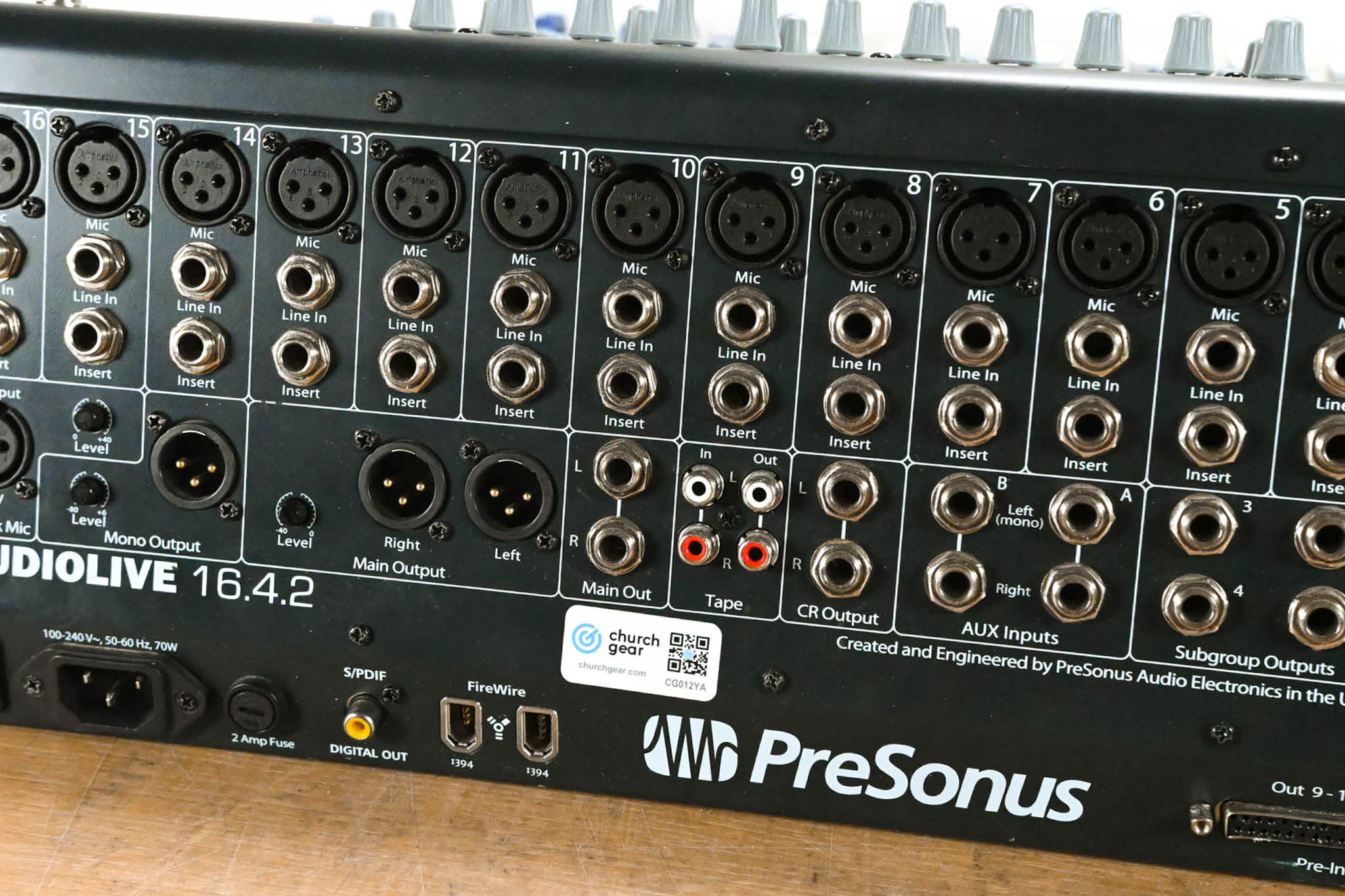 PreSonus StudioLive 16.4.2 16-Channel Digital Audio Mixer