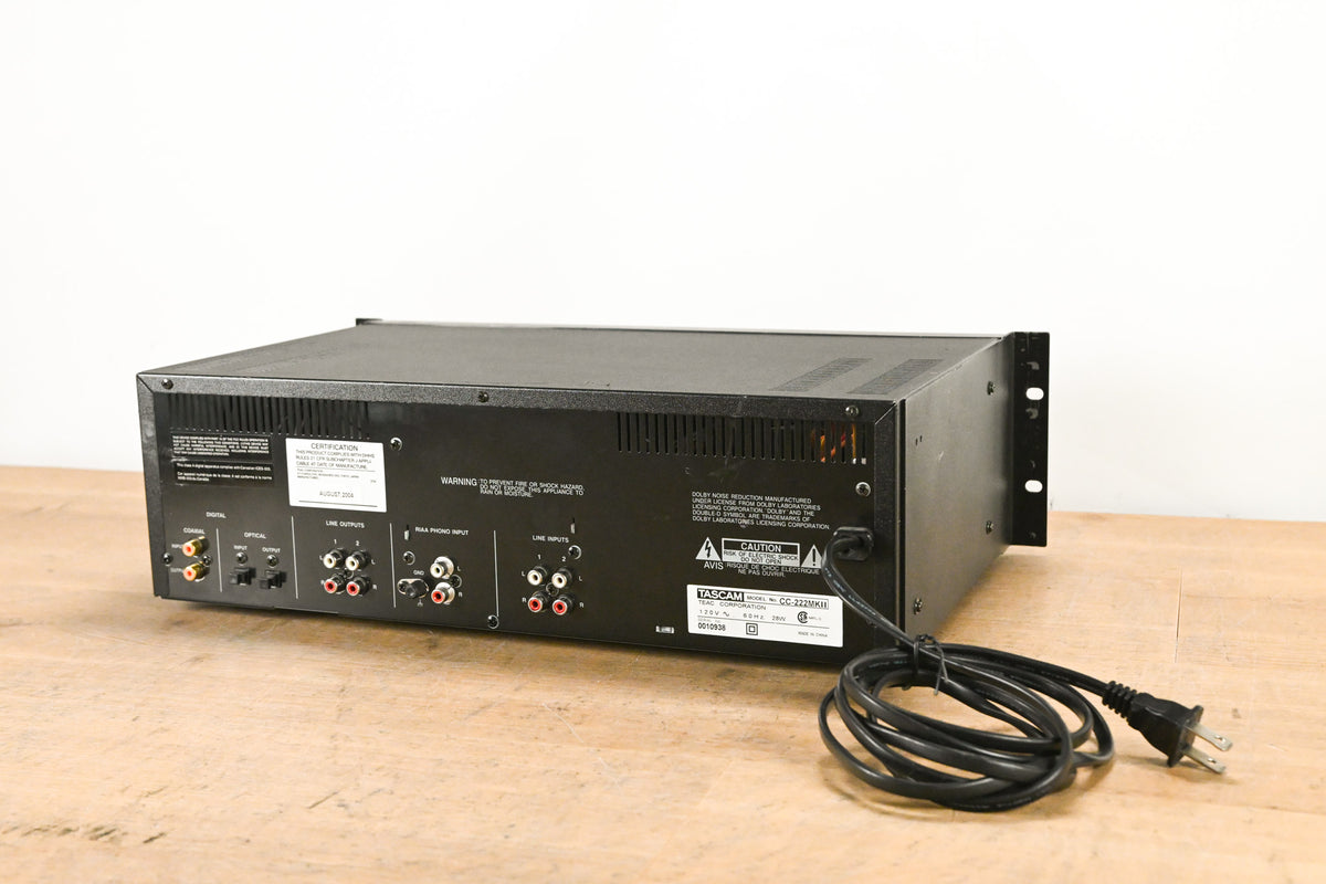 TASCAM CC-222 MKII CD Recorder / Cassette Combination Deck