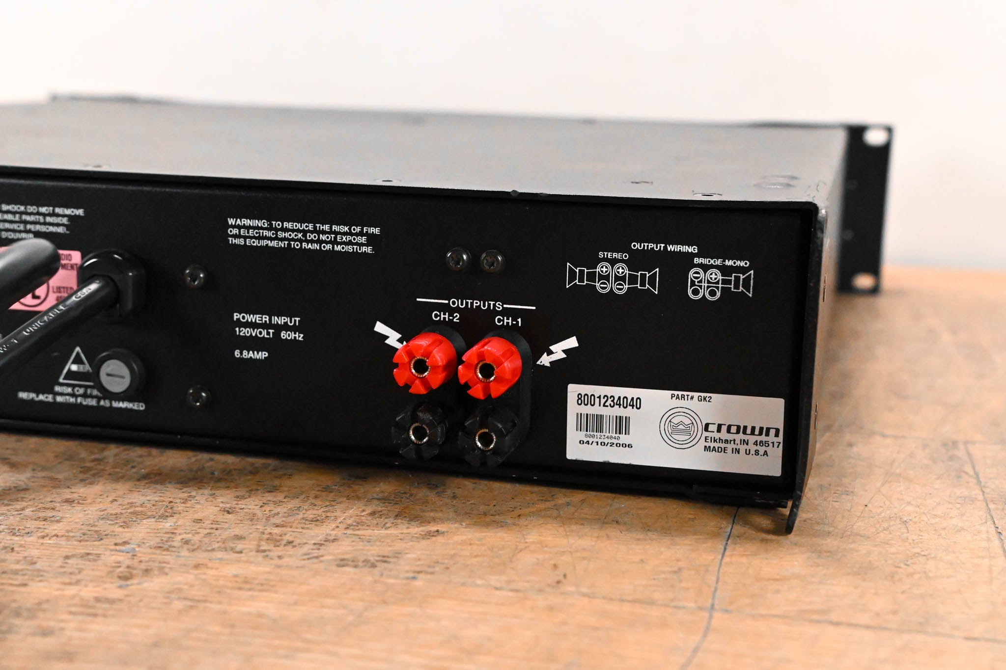 Crown K2 2-Channel Power Amplifier