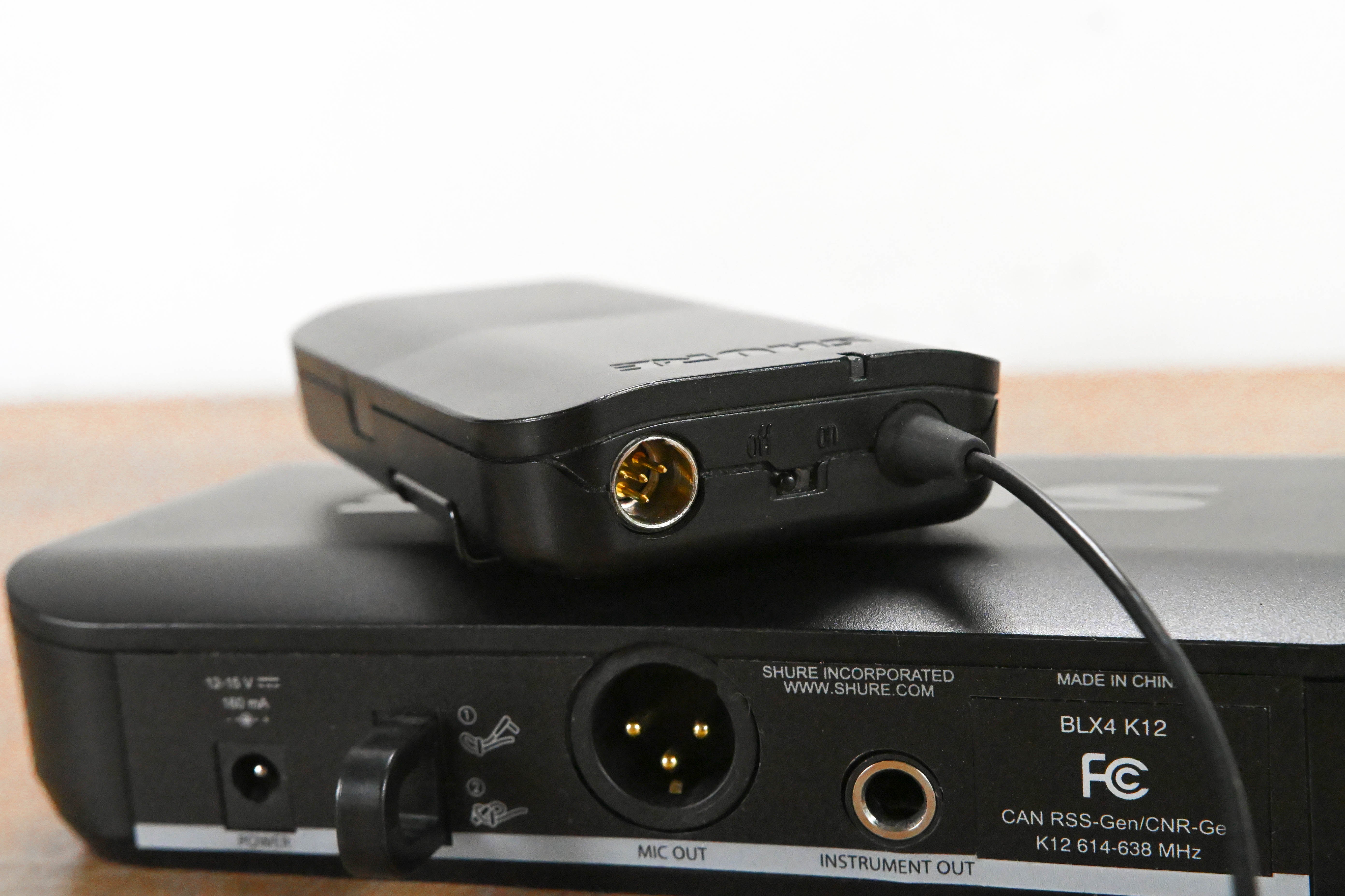 Shure BLX14 Wireless Bodypack System - K12 Band: 614-638 MHz (NO PSU)