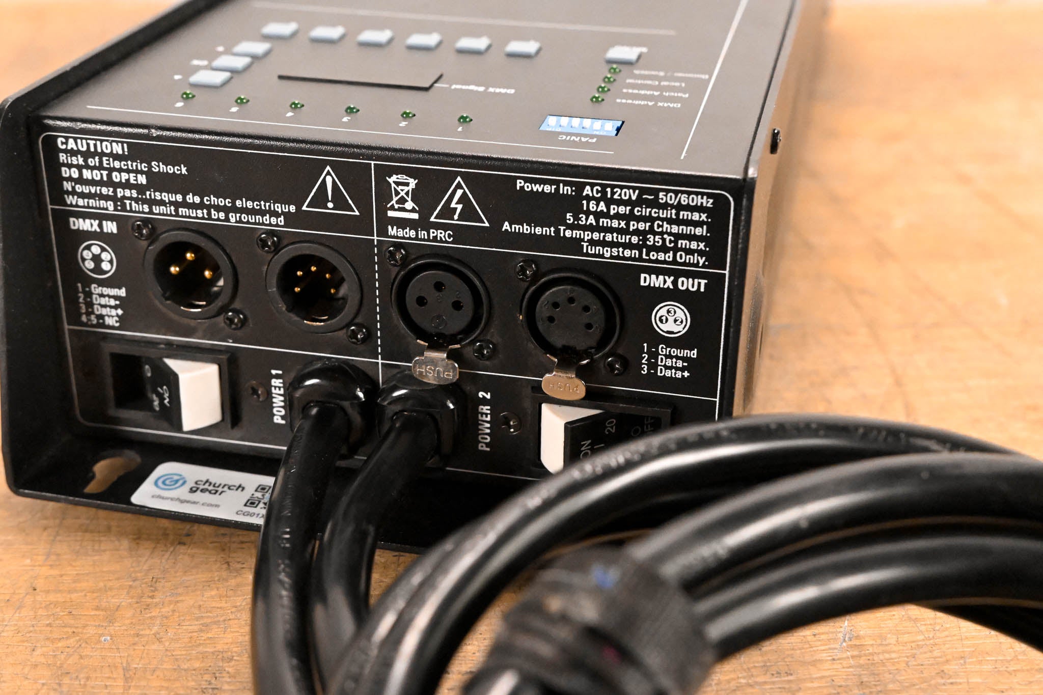 Elation DP-640B Hybrid 6-Channel DMX Dimmer/Switch Pack