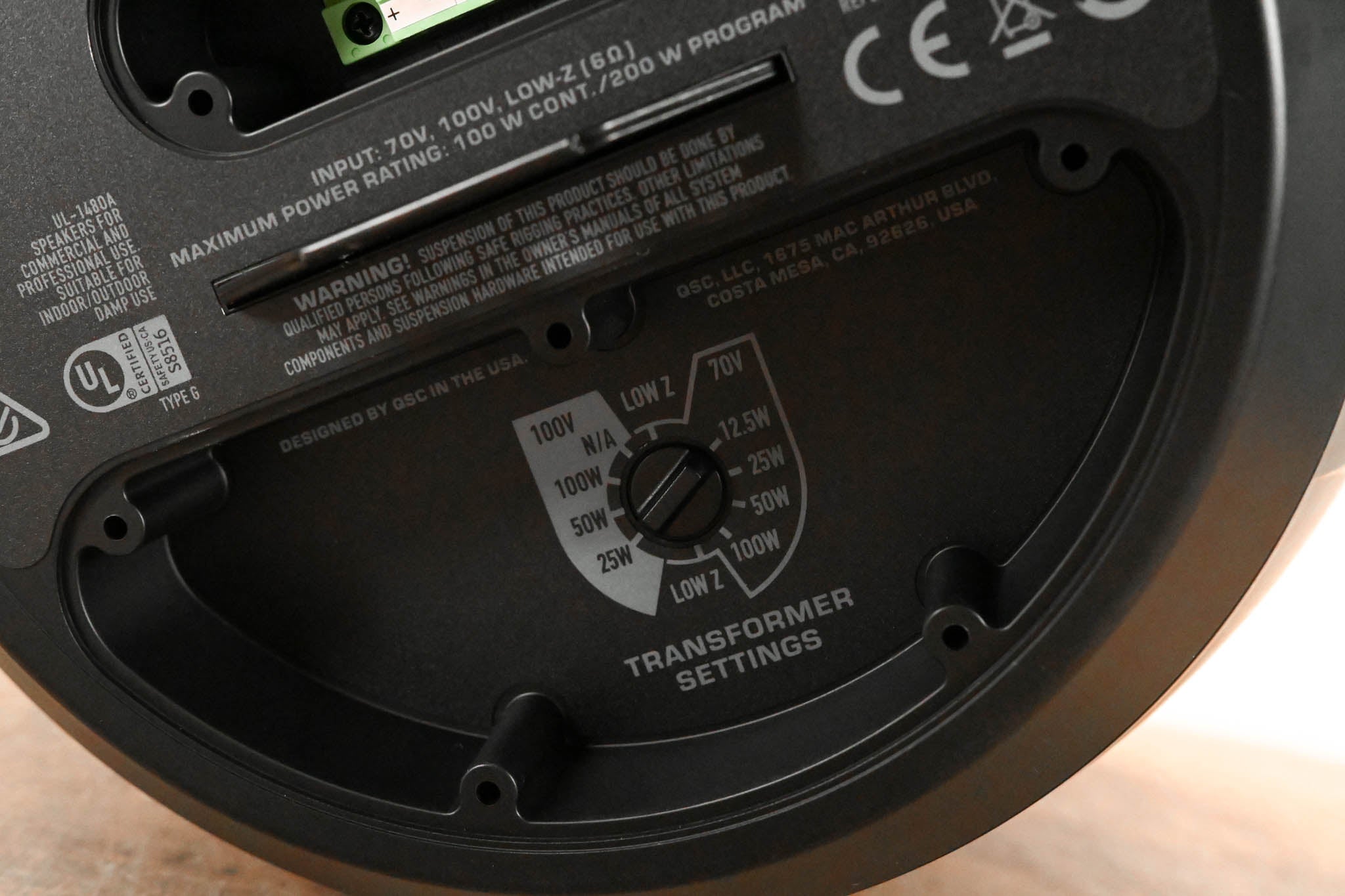 QSC AD-P.Halo Integrated SUB/SAT Pendant Loudspeaker System