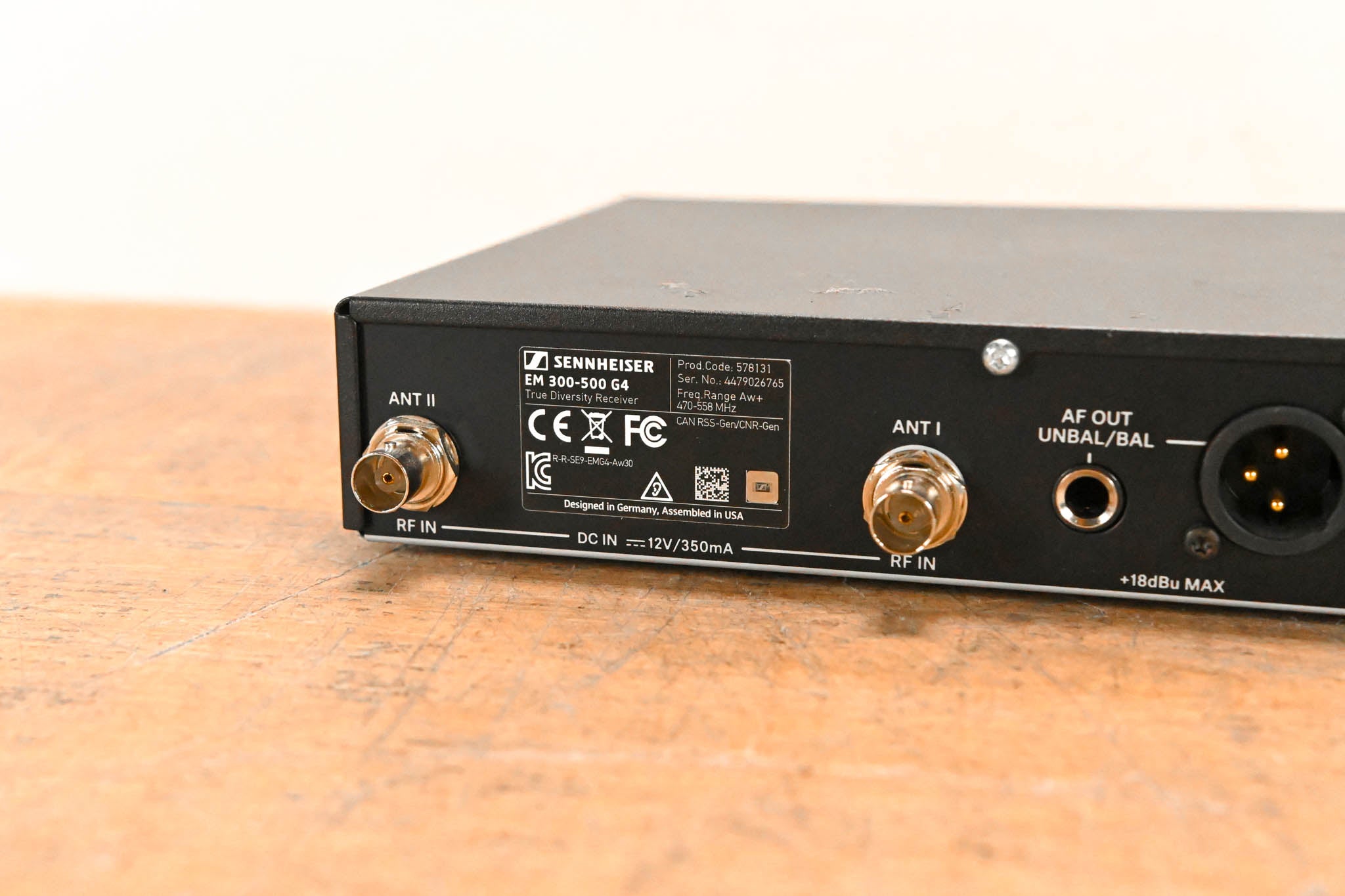 Sennheiser ew 500 G4 Bodypack Wireless System 470-558MHz NO POWER SUPPLY
