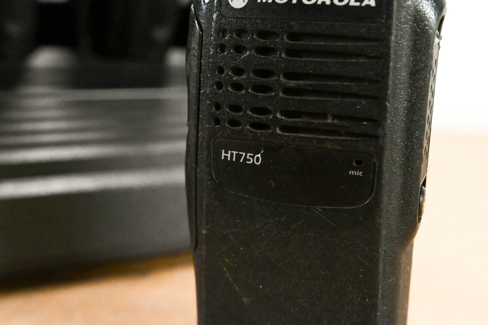 Motorola HT750 Portable Radio (Pack of 6) with 6-Bay Charging Station