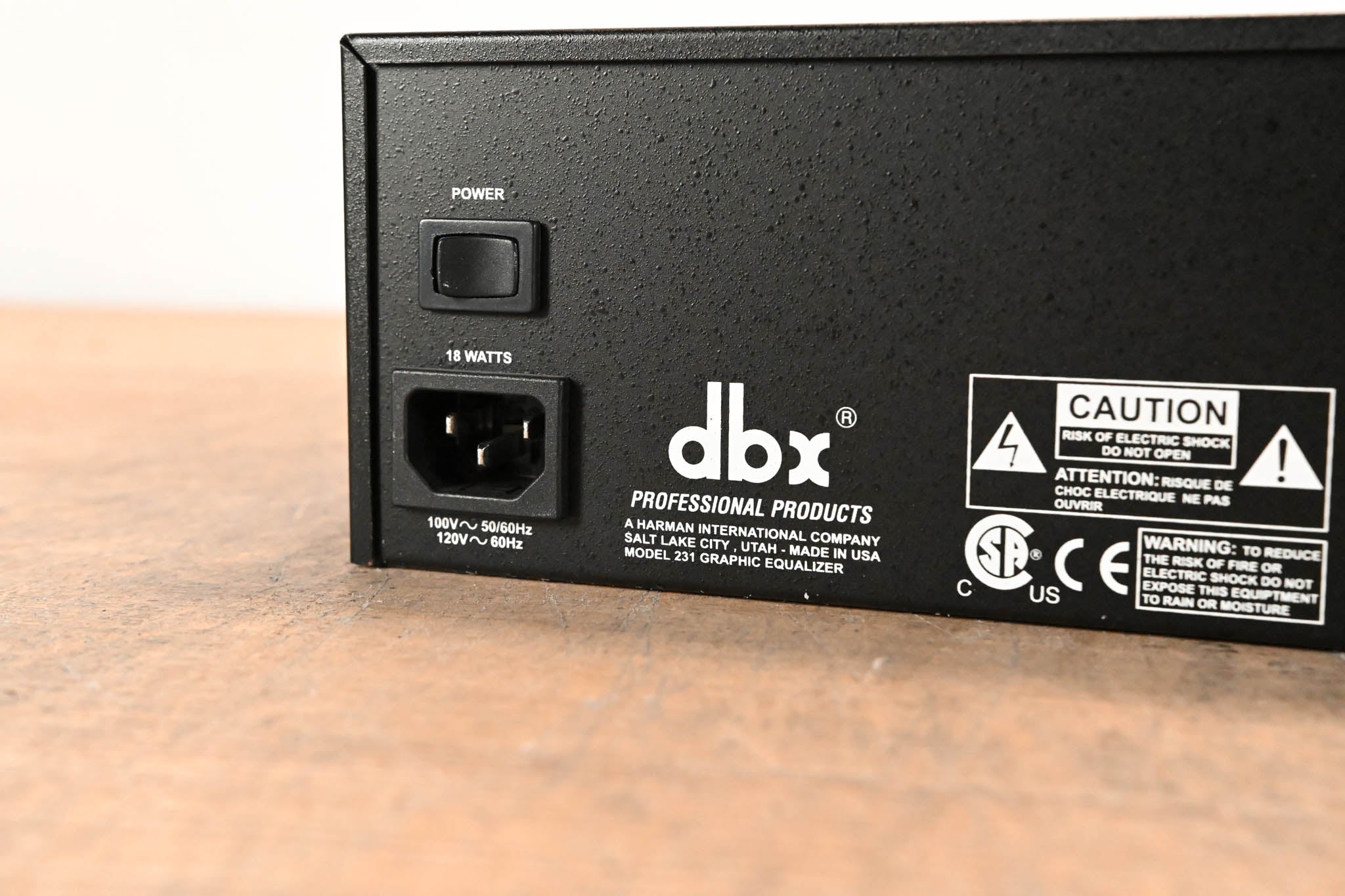 dbx 231 Dual-Channel 31-Band Graphic Equalizer