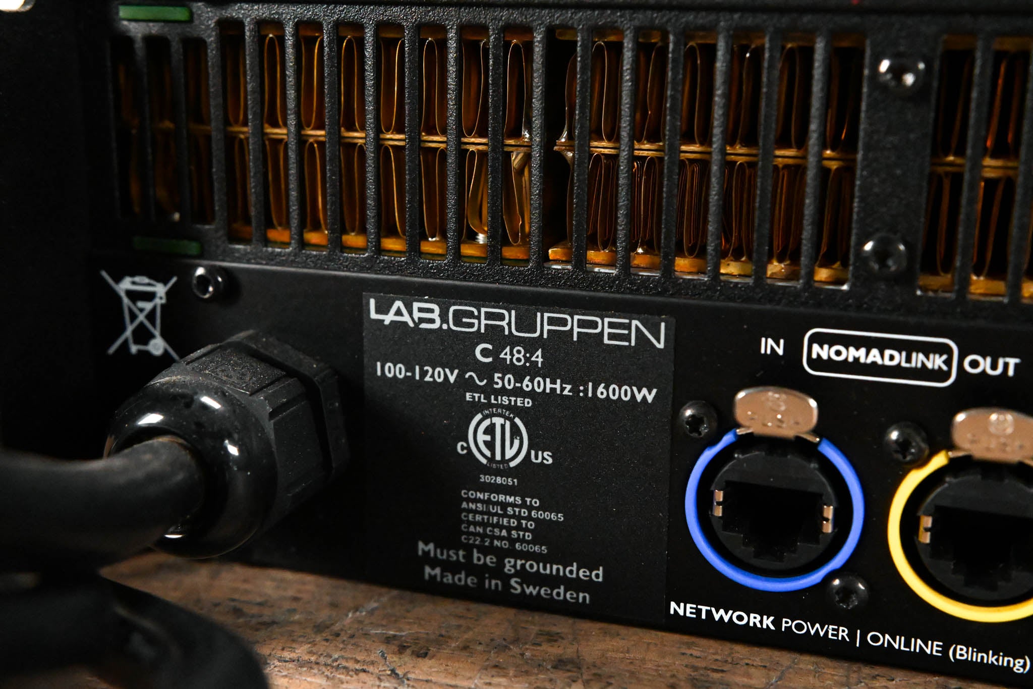 Lab Gruppen C 48:4 4800W 4-Channel Power Amplifier