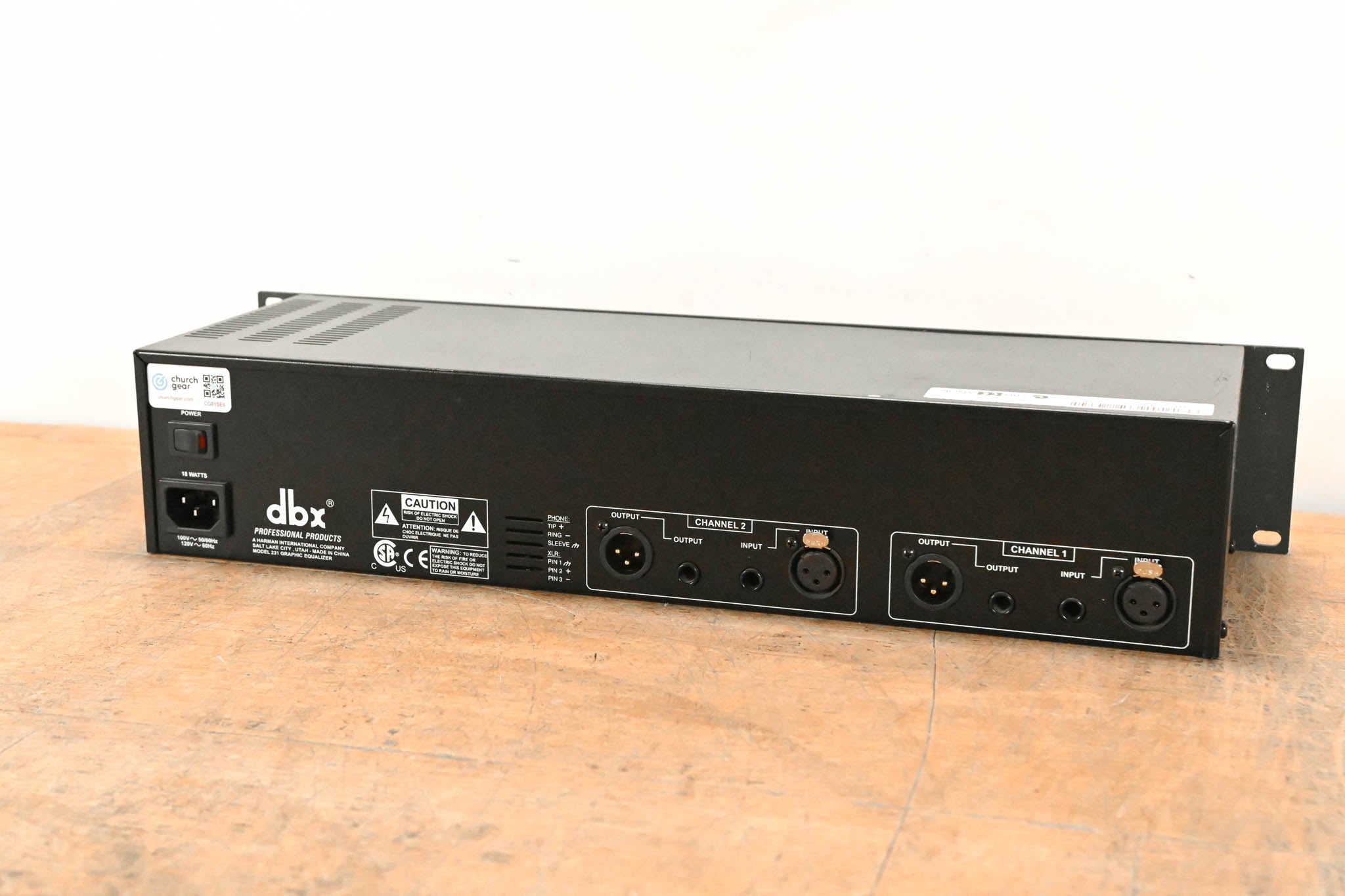 dbx 231 Dual-Channel 31-Band Graphic Equalizer