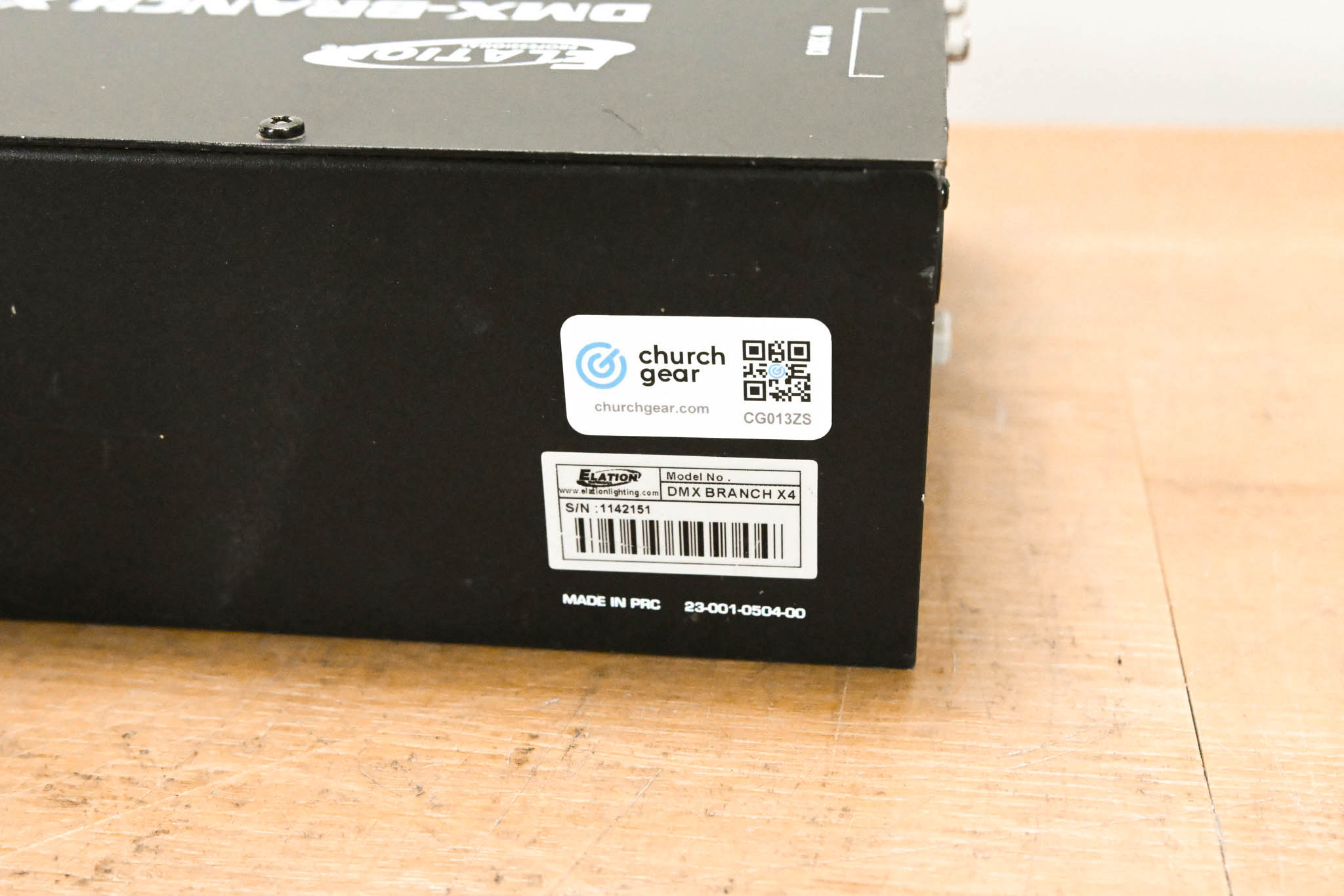 Elation DMX-Branch/4 4-Way 3-pin and 5-pin DMX Distributor