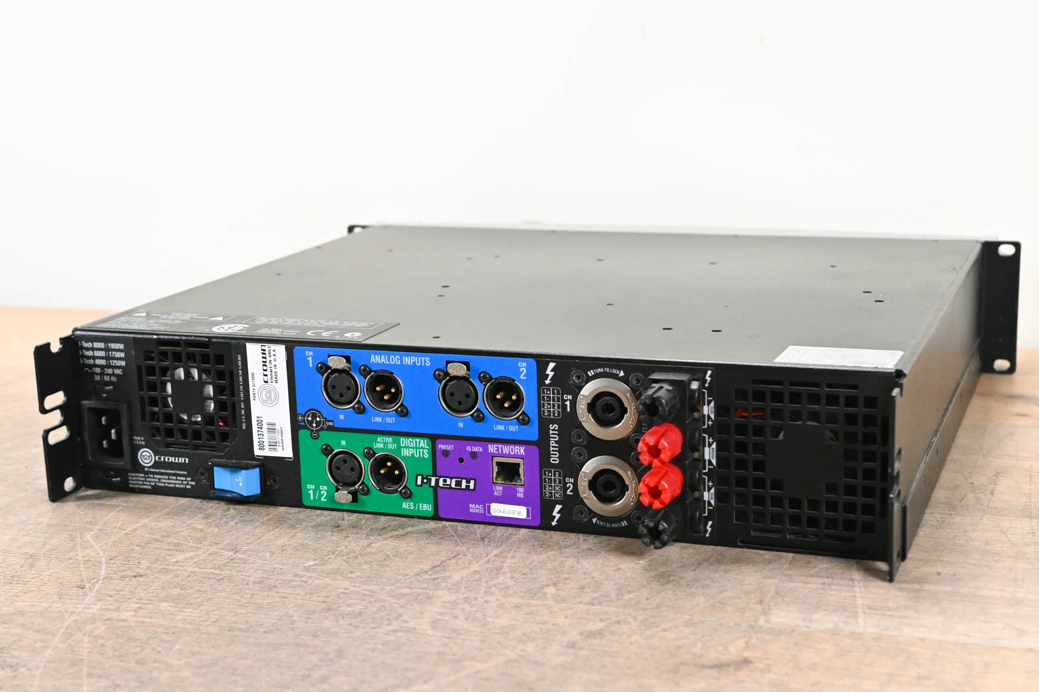 Crown I-Tech 4000 2-Channel Power Amplifier