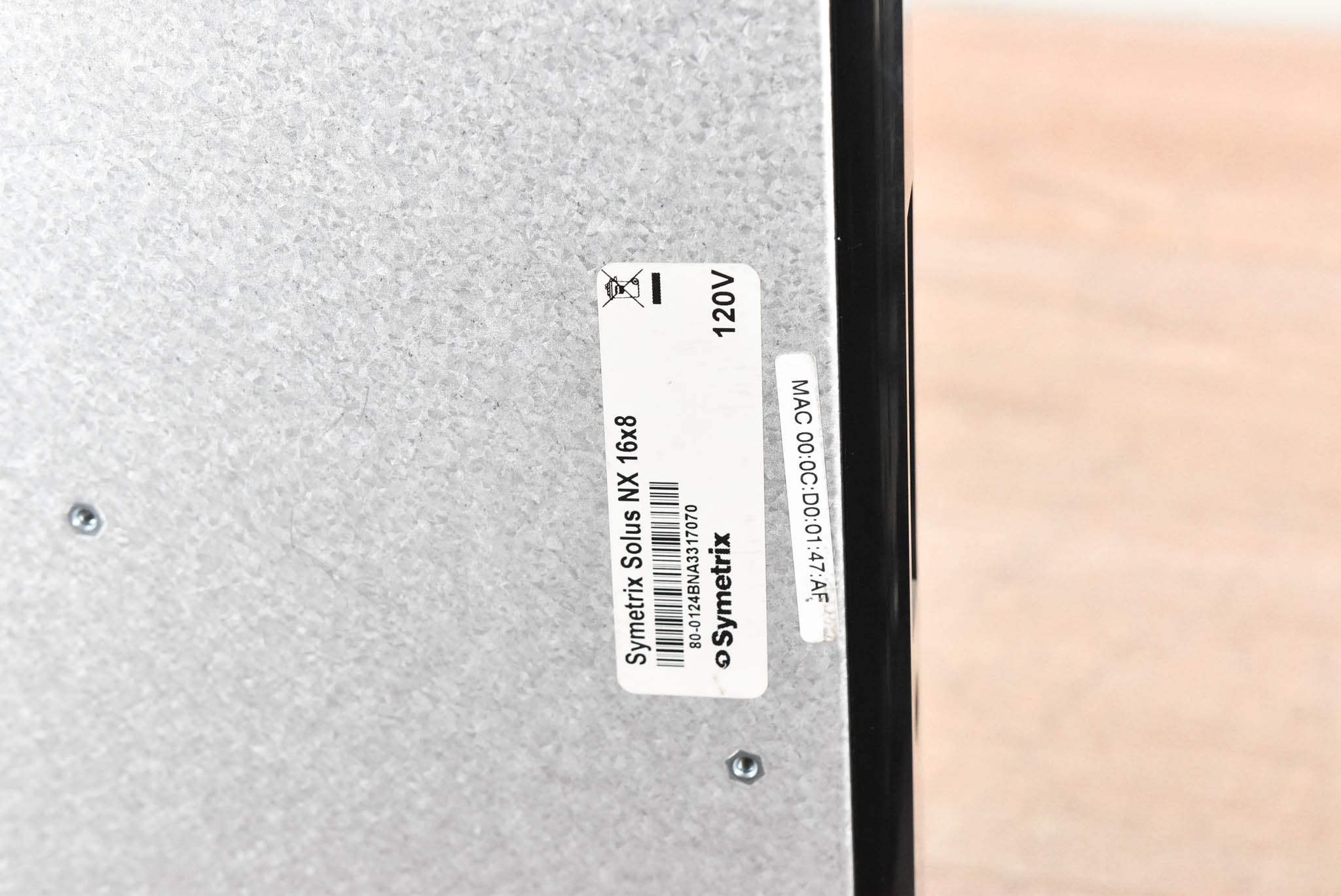 Symetrix Solus NX 16x8 Digital Signal Processor (NO POWER SUPPLY