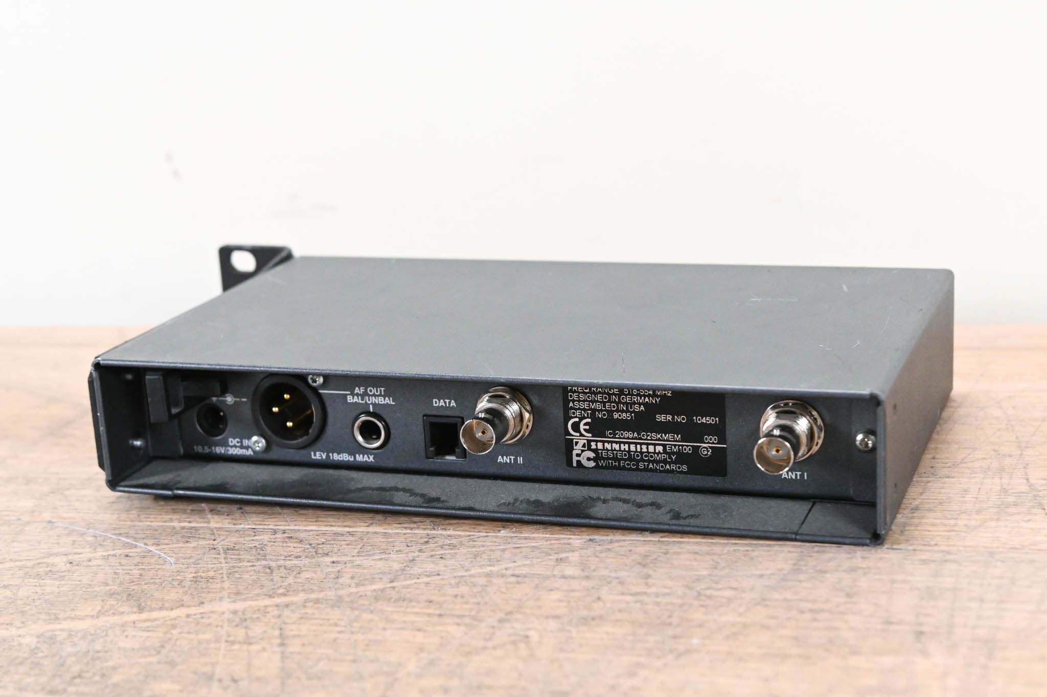 Sennheiser EM 100 G2 Wireless Receiver - 518-554 MHz (NO POWER SUPPLY)