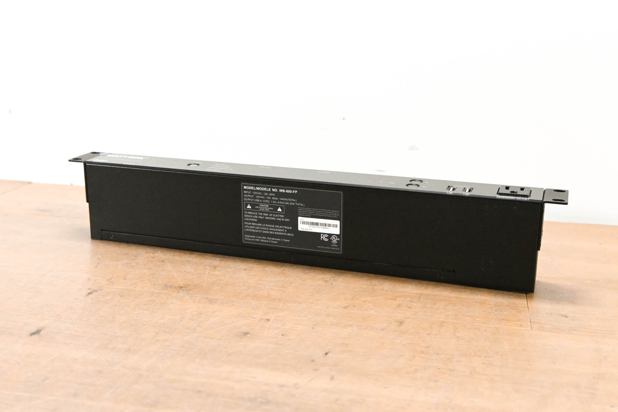 WattBox WB-800-FP Rack Mountable Faceplate Display
