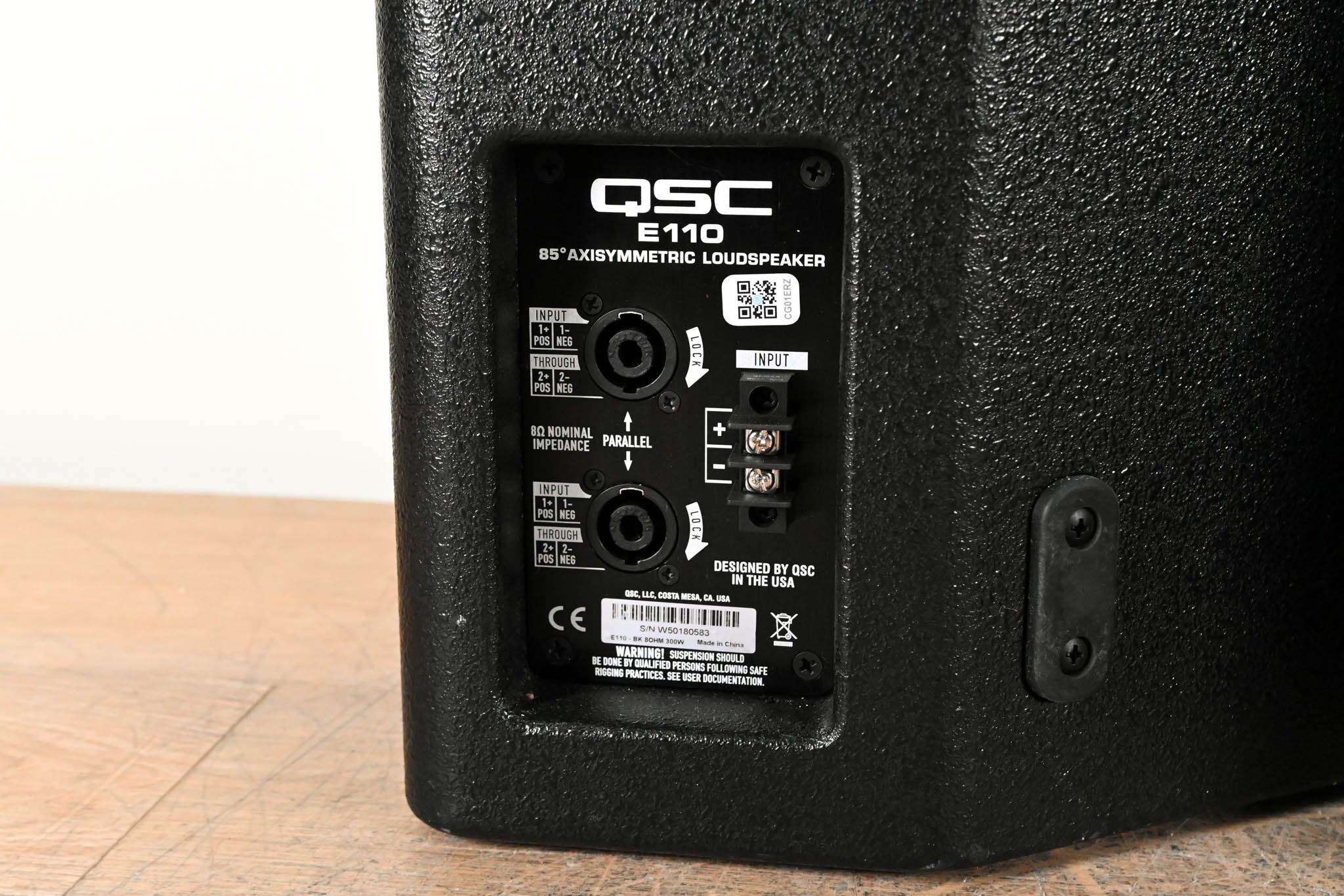 QSC E110 10" Two-Way Passive Loudspeaker (PAIR)