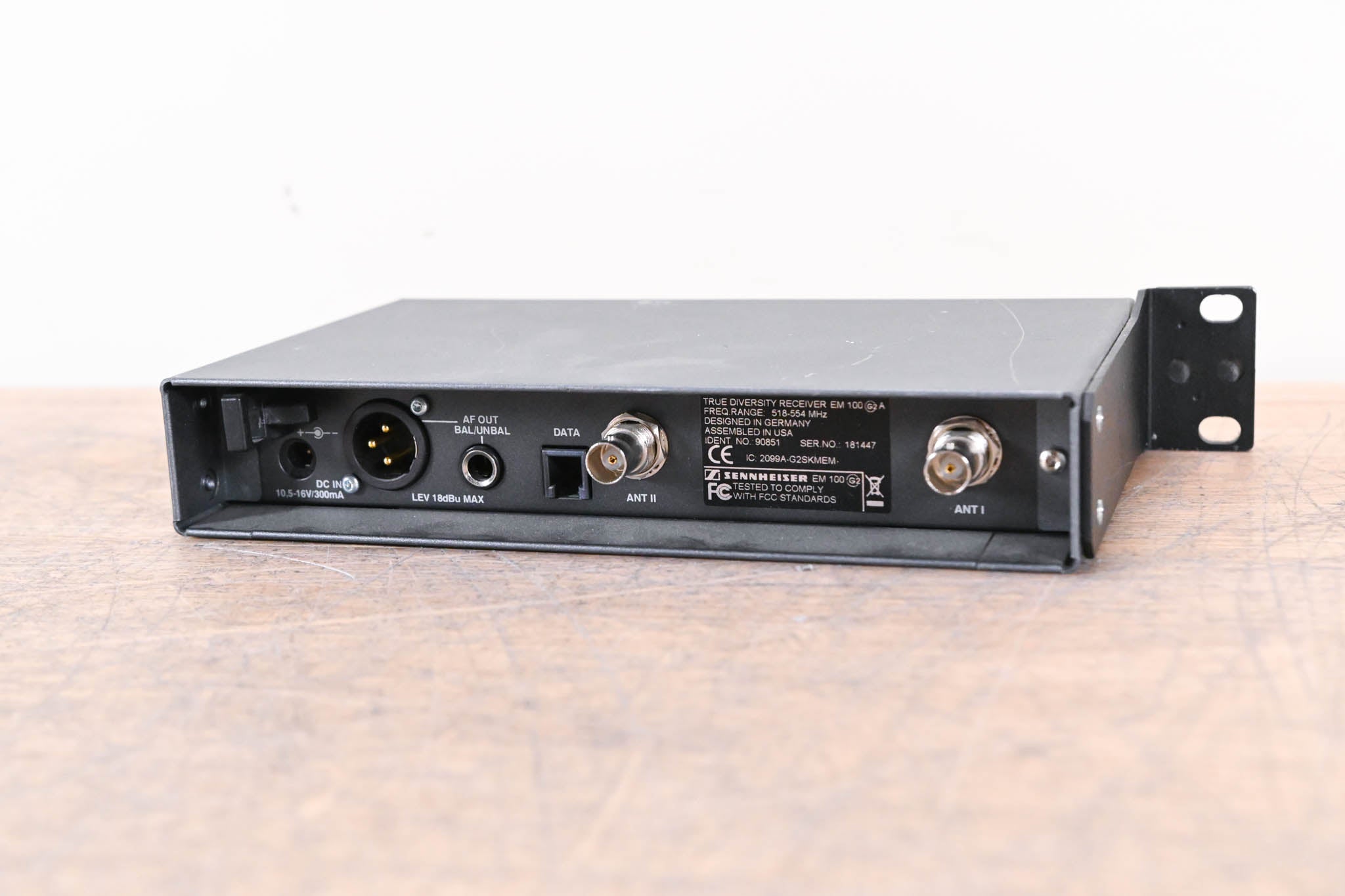 Sennheiser EM 100 G2 Wireless Receiver - 518-554 MHz (NO POWER SUPPLY)