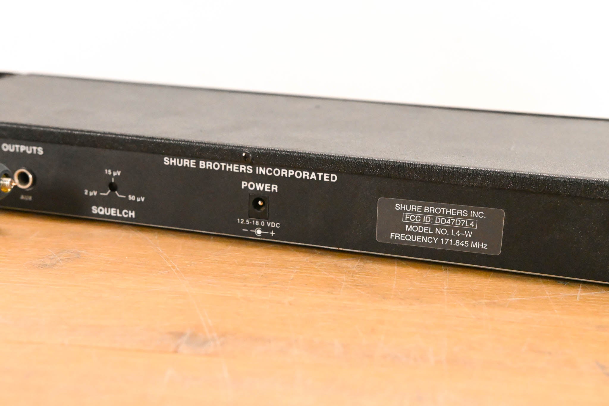 Shure L4 Diversity Wireless Receiver - 171.845 MHz (NO POWER SUPPLY)