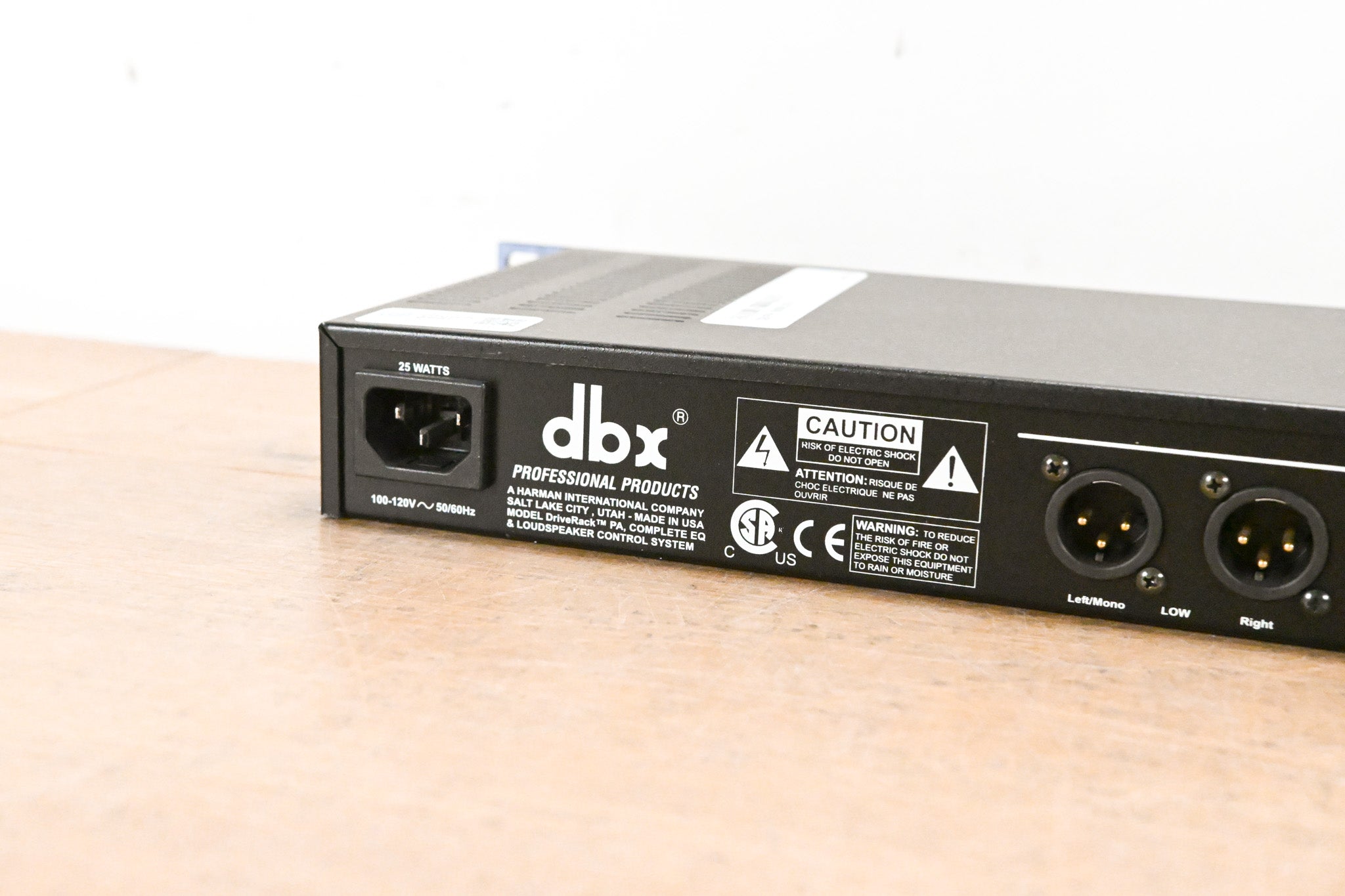dbx DriveRack PA Complete Equalization and Loudspeaker Control System