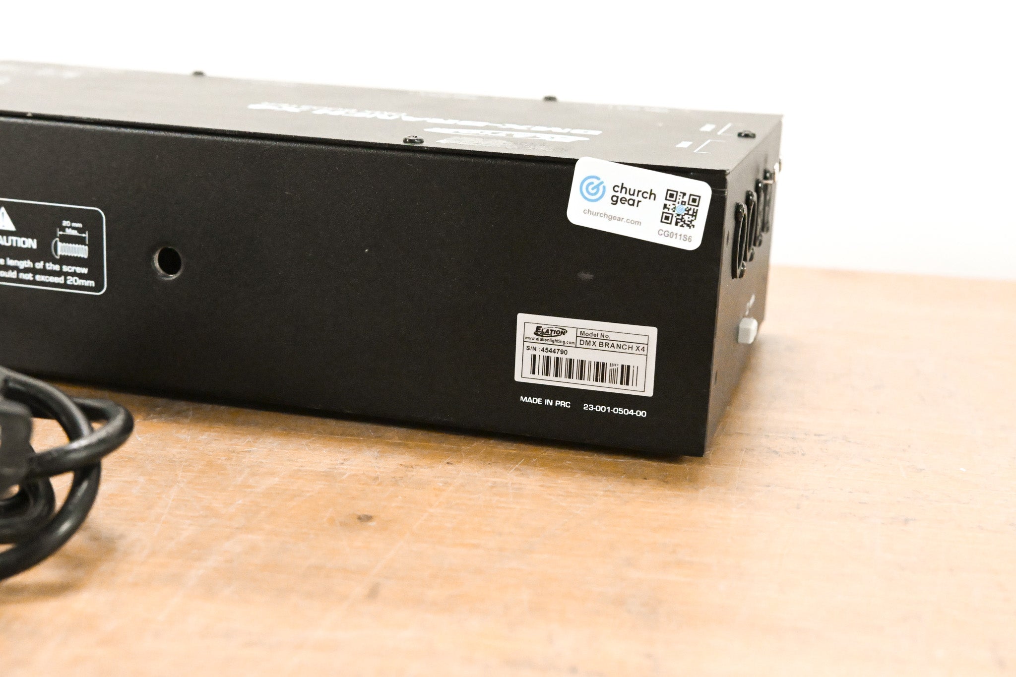 Elation DMX-Branch/4 4-Way 3-pin and 5-pin DMX Distributor