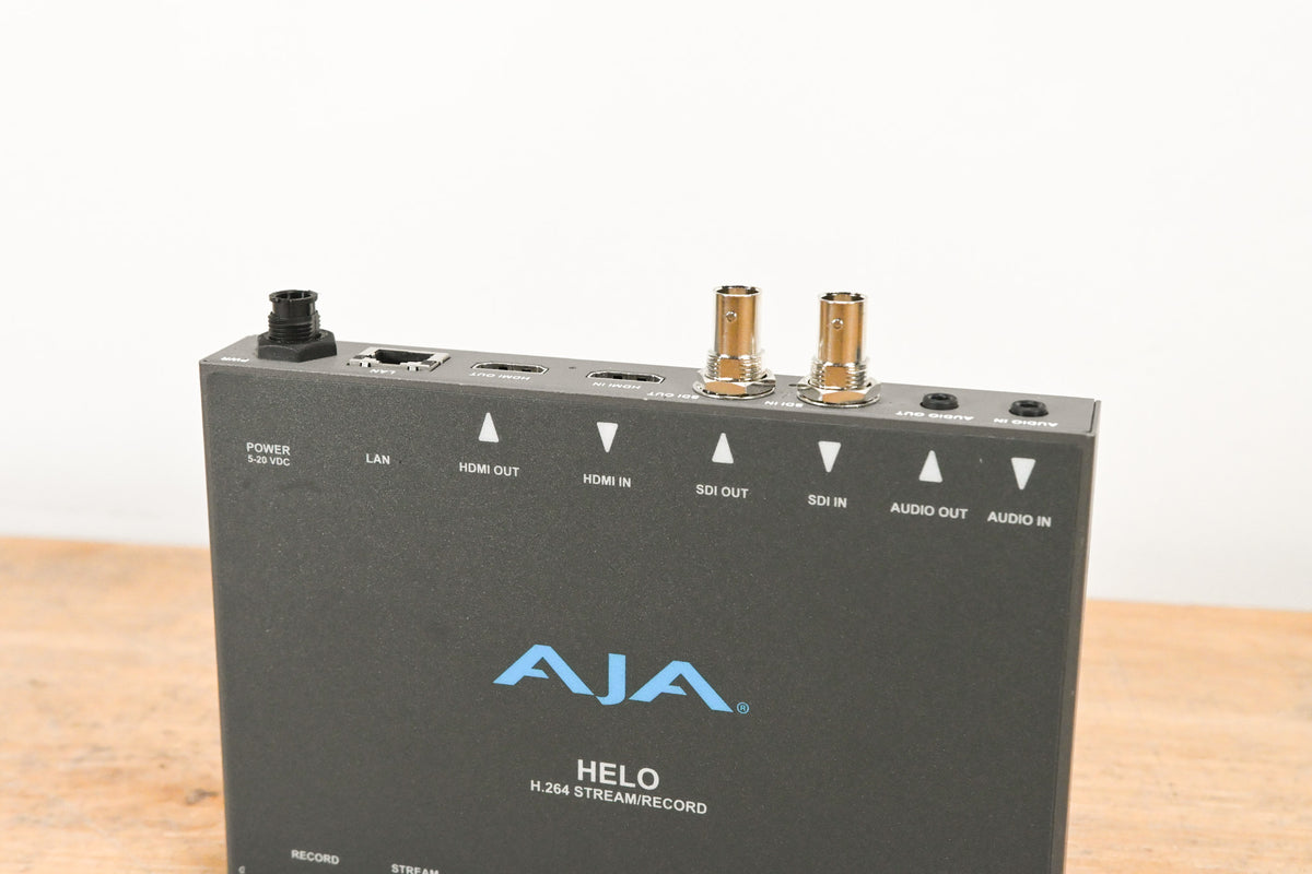 AJA HELO H.264 Streamer and Recorder (NO POWER SUPPLY)