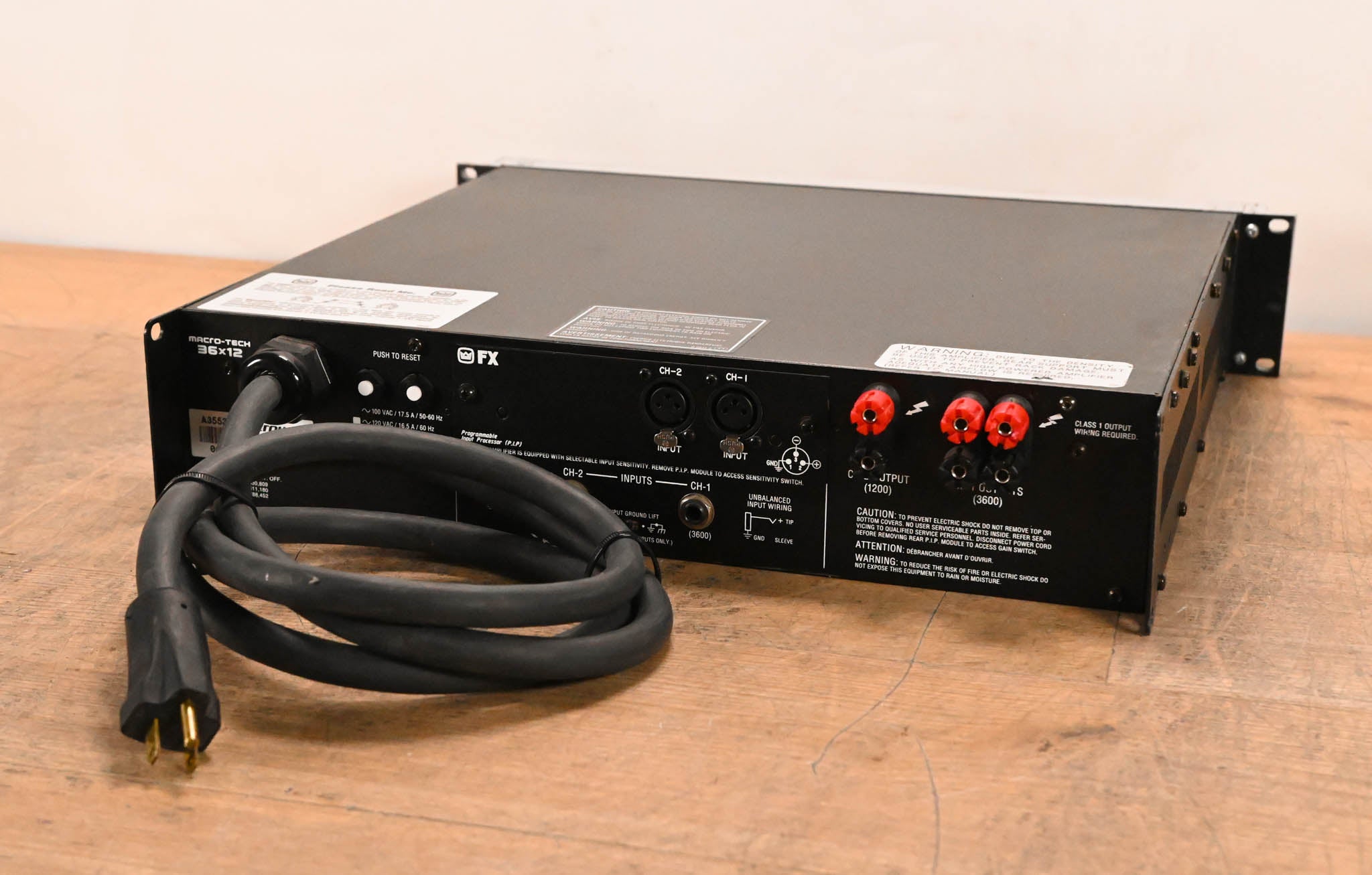 Crown Macro-Tech 36x12 2-Channel Power Amplifier