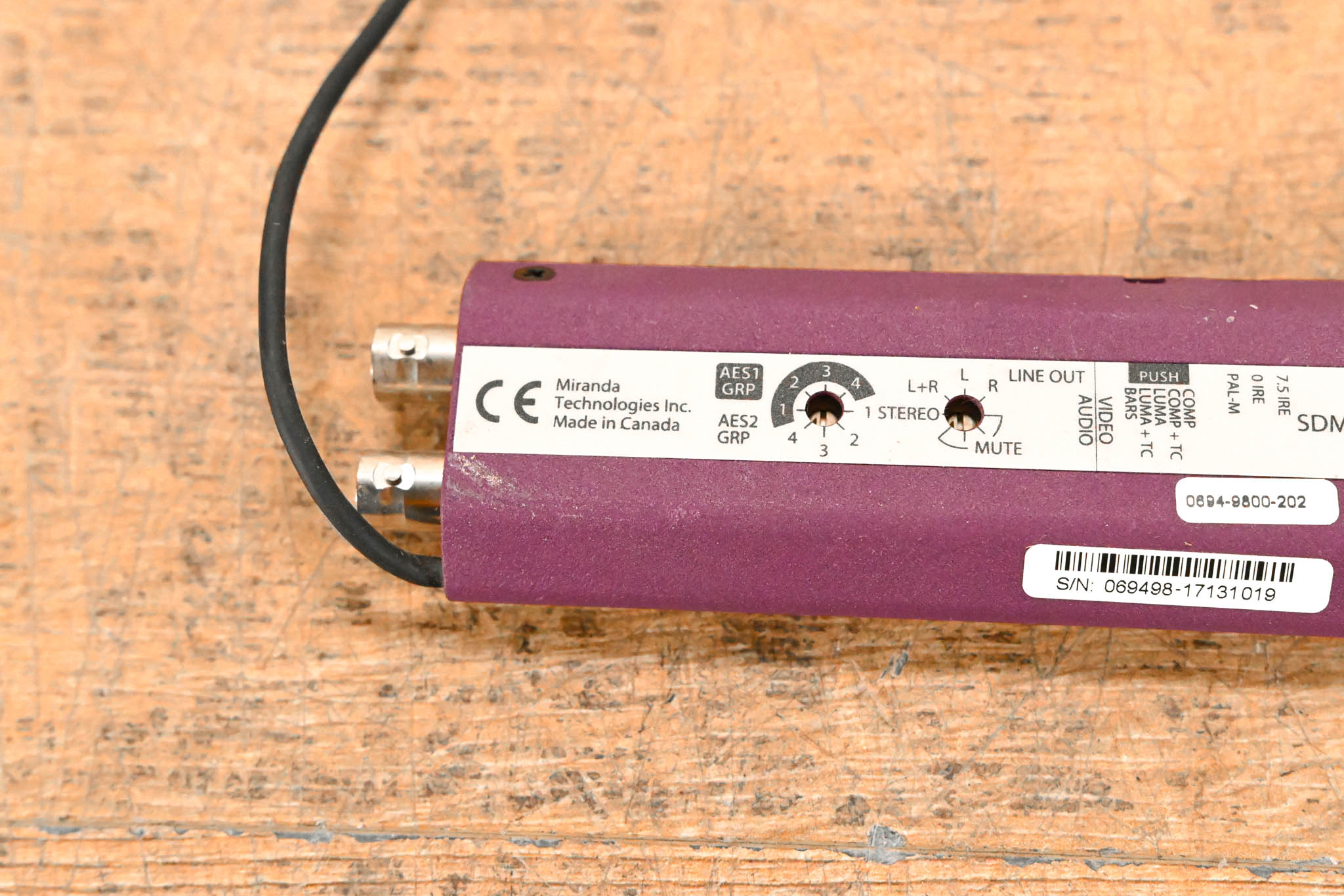 Miranda picoLink SDM-277p/U SDI to NTSC/PAL and Analog Converter(NO PSU)