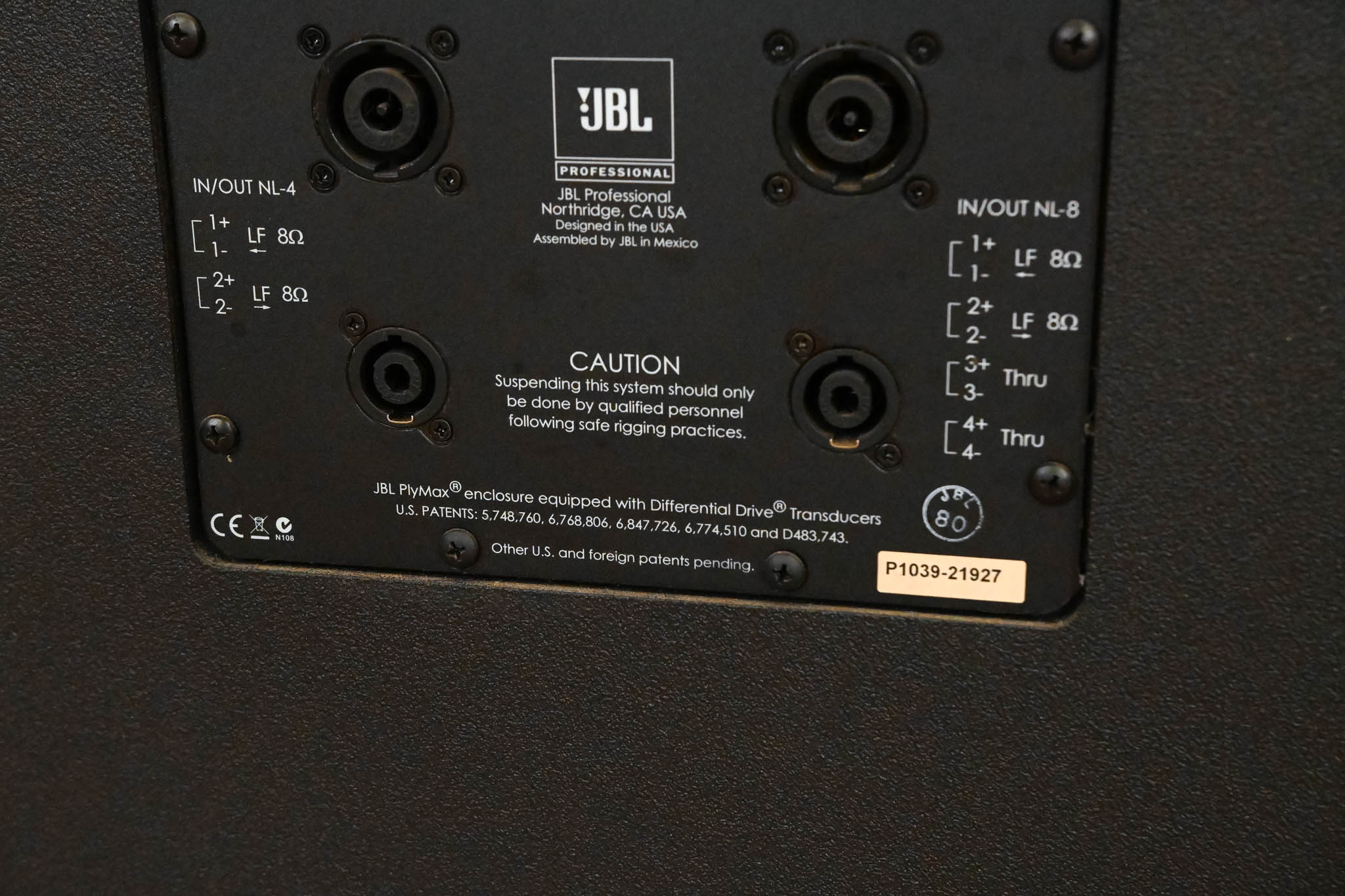 JBL VT4883 Subcompact Dual 12" Cardioid-Arrayable Subwoofer