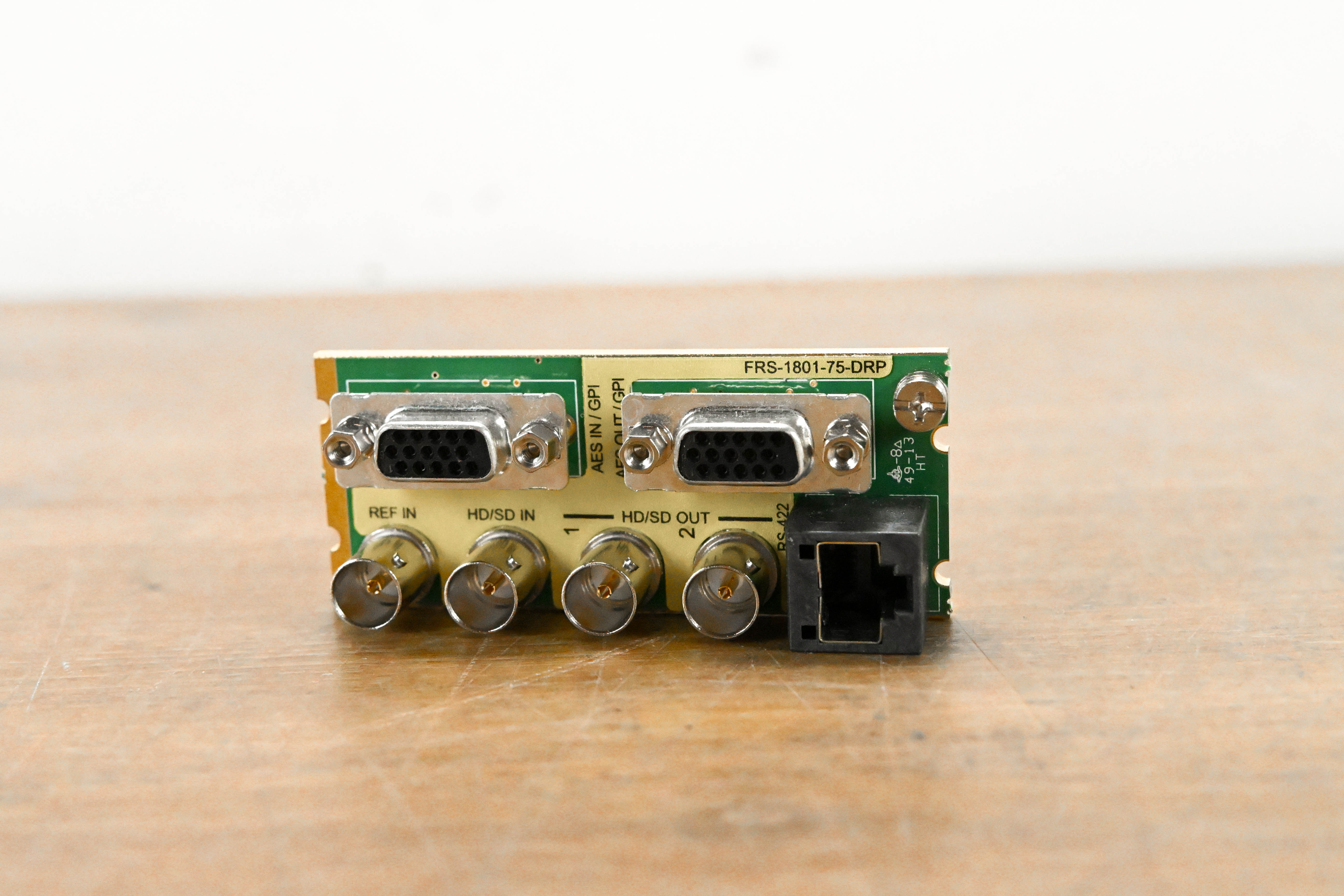Miranda FRS-1801-75-DRP Rear I/O Module for Densité Frame