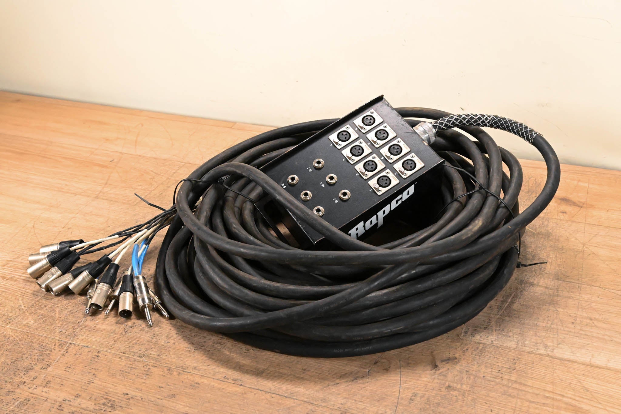 Rapco Horizon Audio Snake 8 XLR inputs, 6 TS - 100'