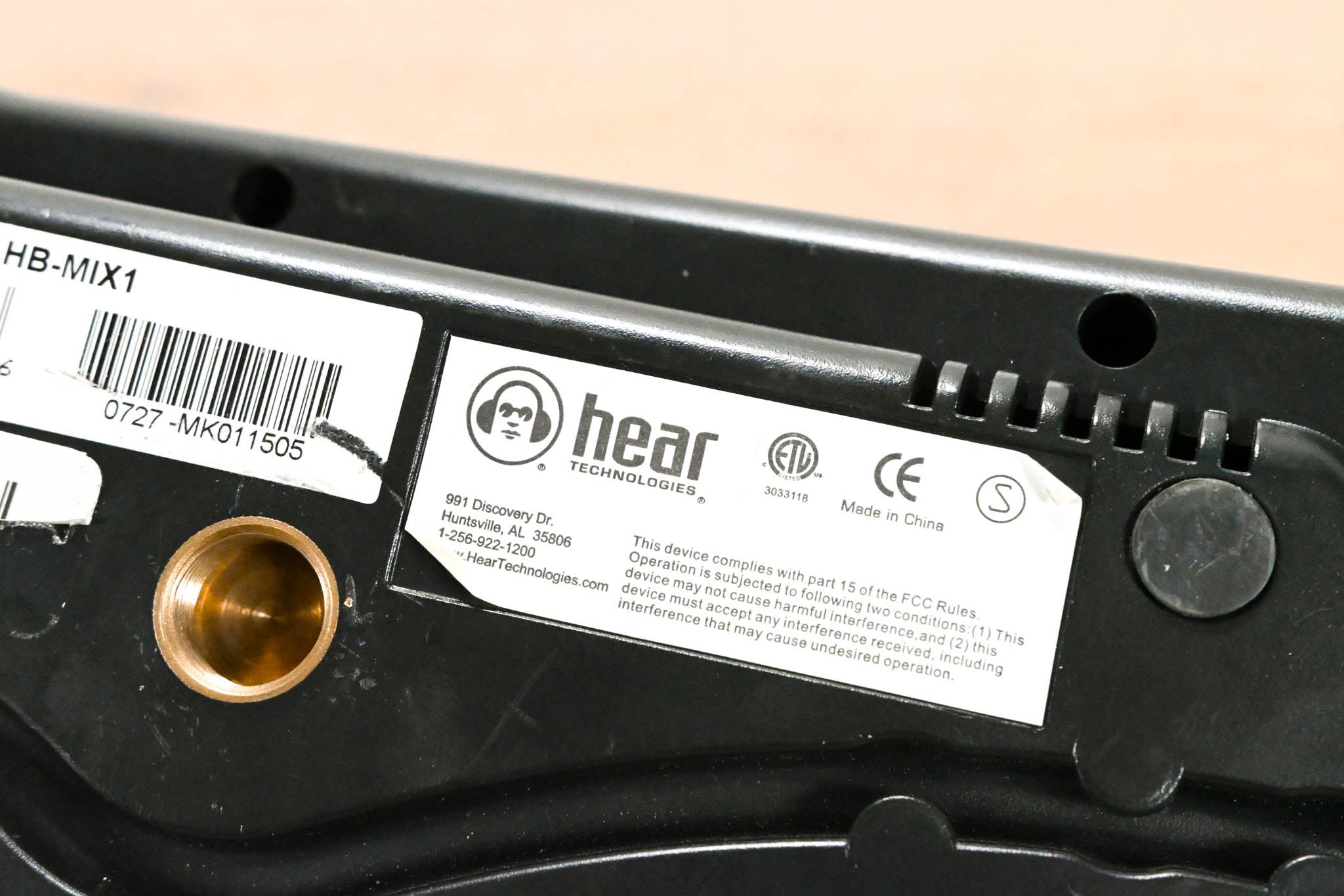 Hear Technologies HB-MIX1 Hear Back Personal Monitor Mixer