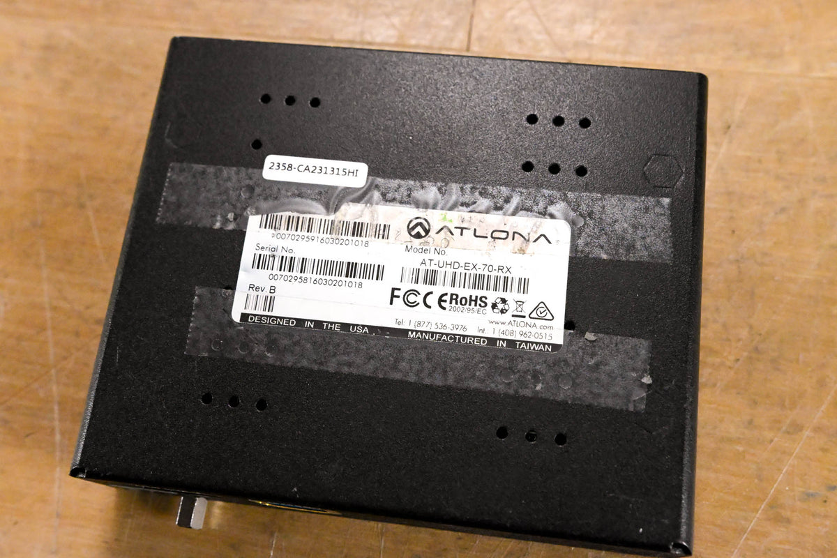 Atlona AT-UHD-EX-70-RX 4K/UHD HDMI over HDBaseT Receiver (70m)