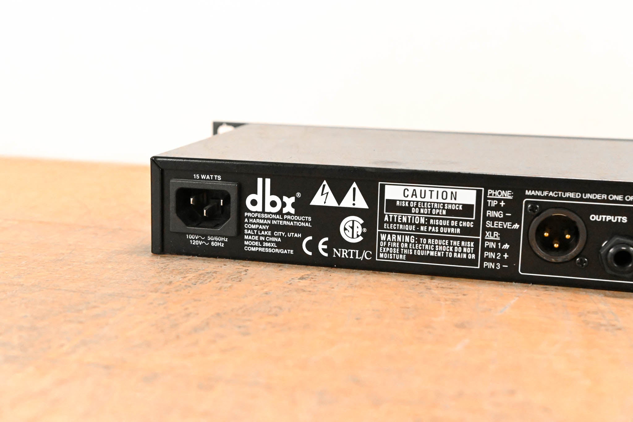 dbx 266XL 2-Channel Compressor/Gate