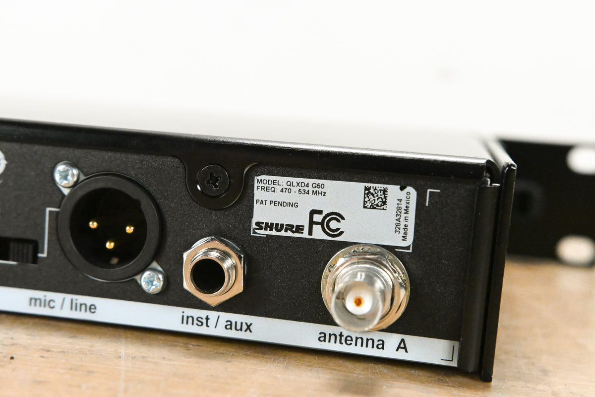 Shure QLXD24/KSM9HS Digital Handheld Wireless System - G50 Band (NO PSU)