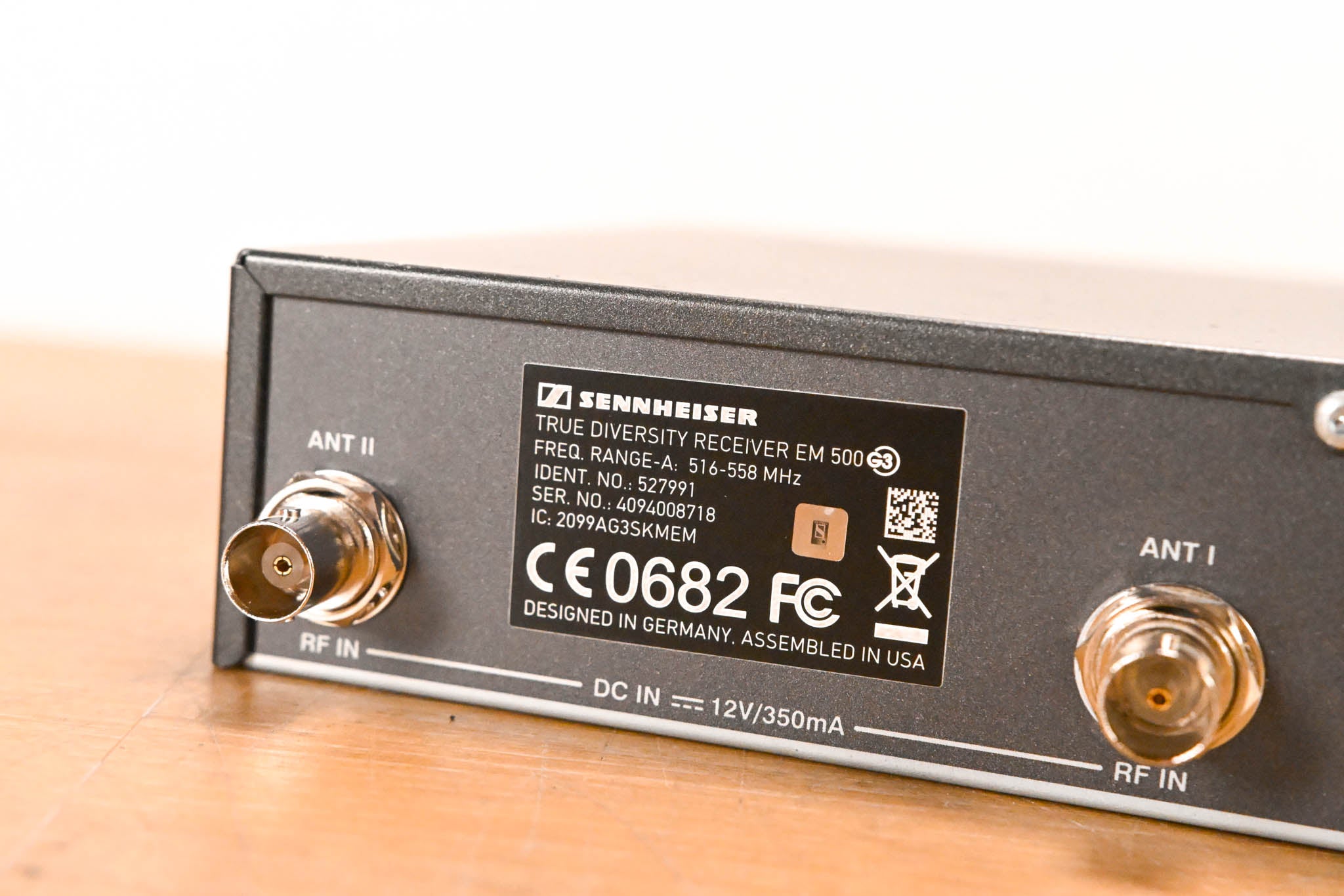 Sennheiser EM 500 G3 Wireless Receiver - 516-558 MHz (NO POWER SUPPLY)