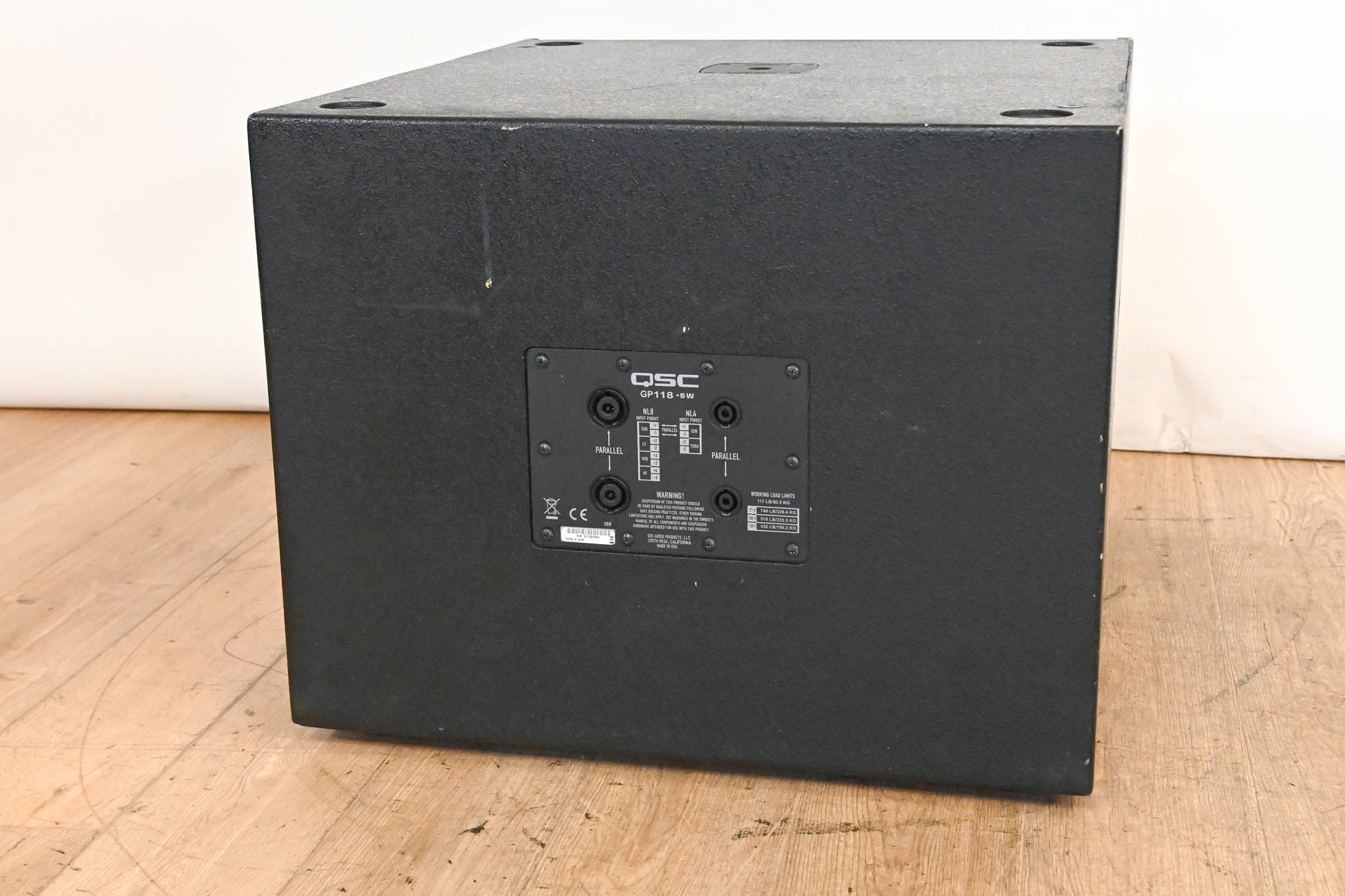 QSC GP118-SW 18" 850W Passive Subwoofer